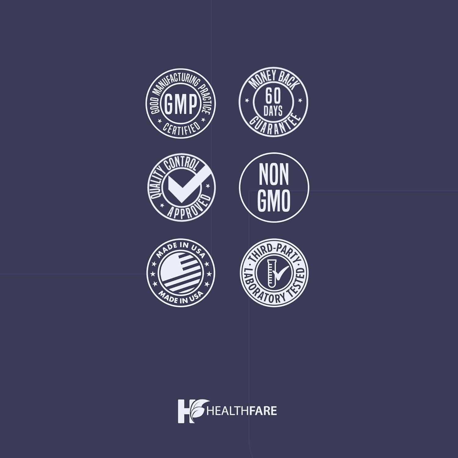 Melatonina 60mg HealthFare 90 Tabletas Vegetariana Sin OGM