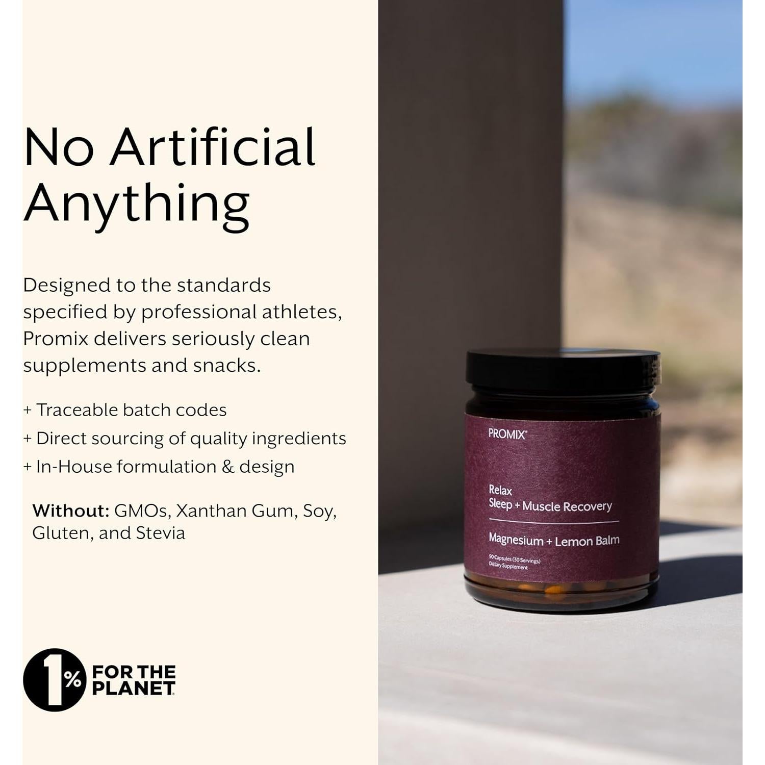 Promix Nutrition Relax - Sueño y Recuperación Muscular 90 Cápsulas