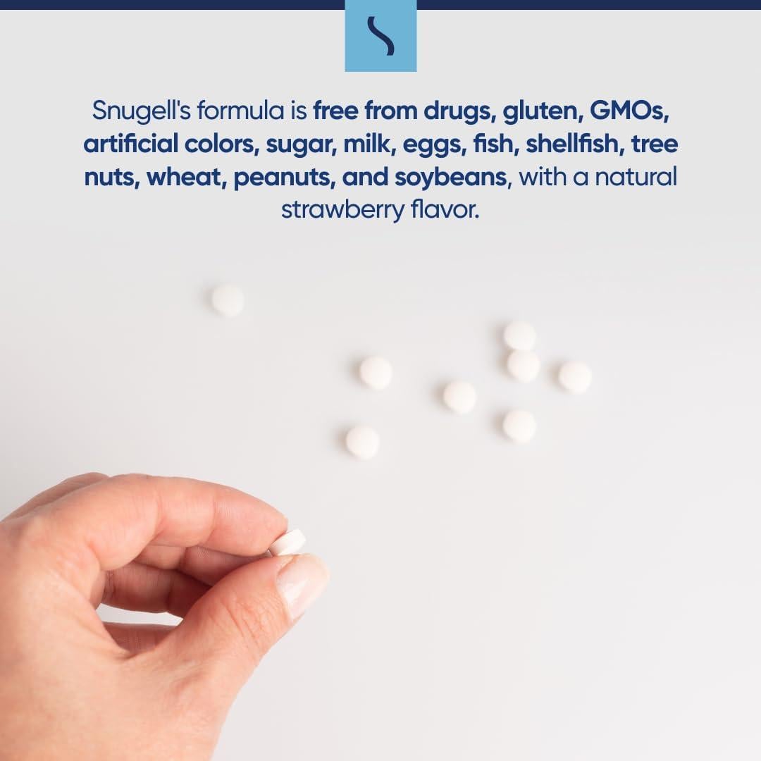 Melatonina 20 mg Snugell con Vitamina B6 - 120 Tabletas Rápidas