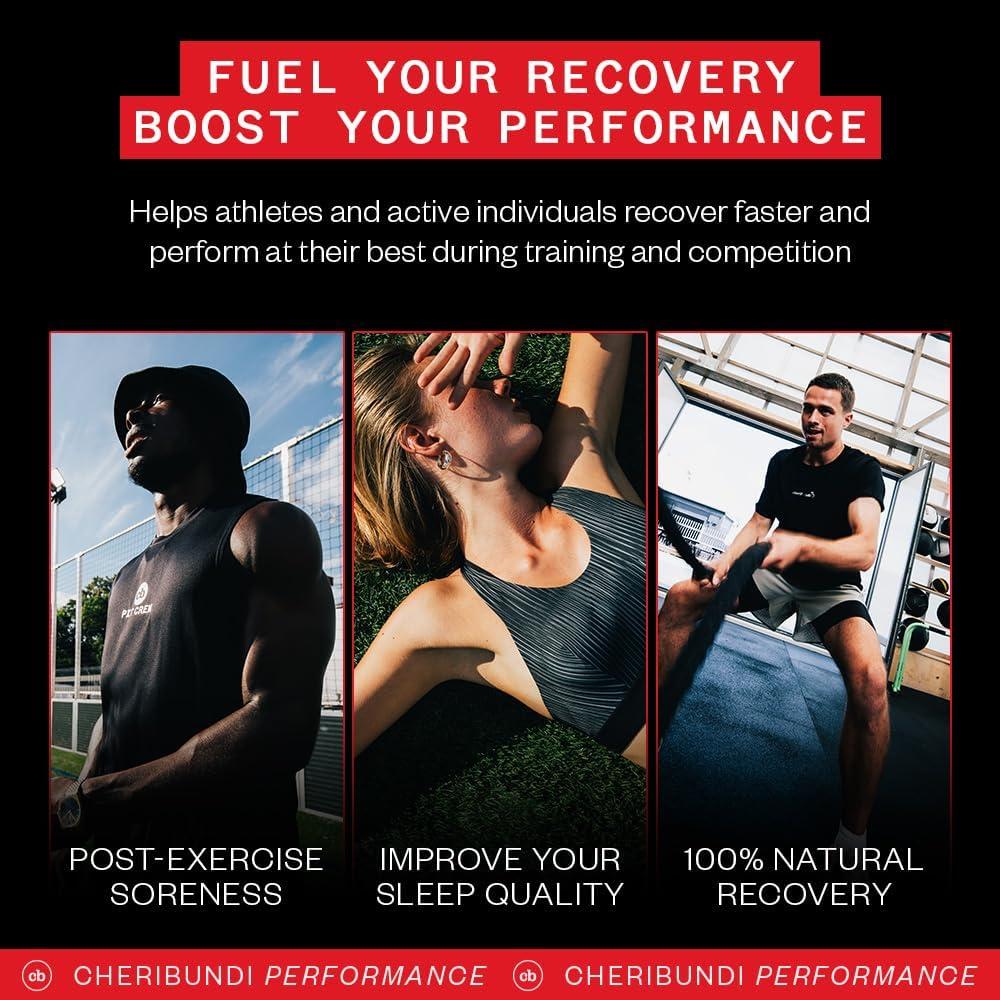 Gomitas para Dormir Cheribundi 60 Conteo - Cereza Ácida, Veganas