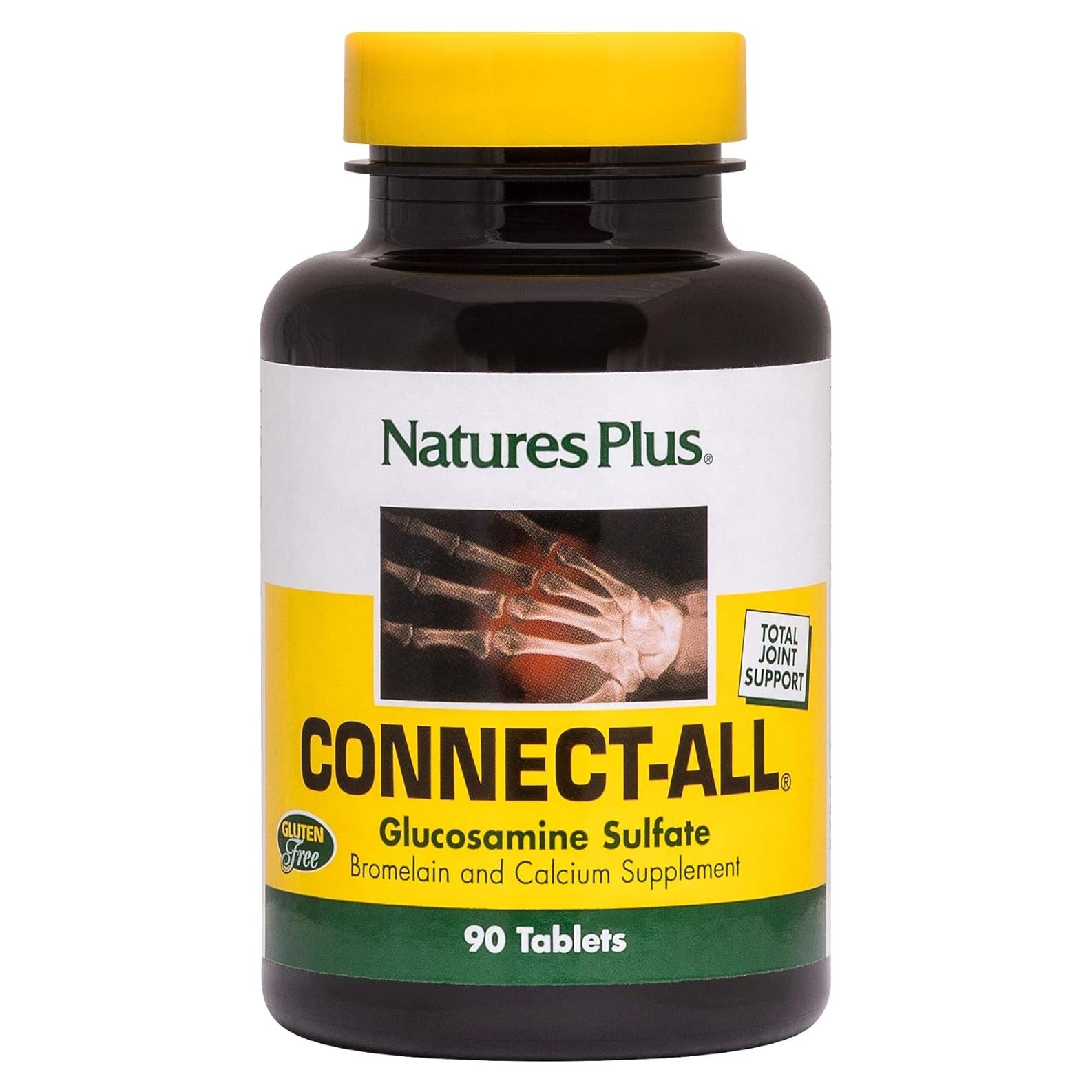 Suplemento Natures Plus Glucosamina 300 mg 90 Tabletas Sin Gluten