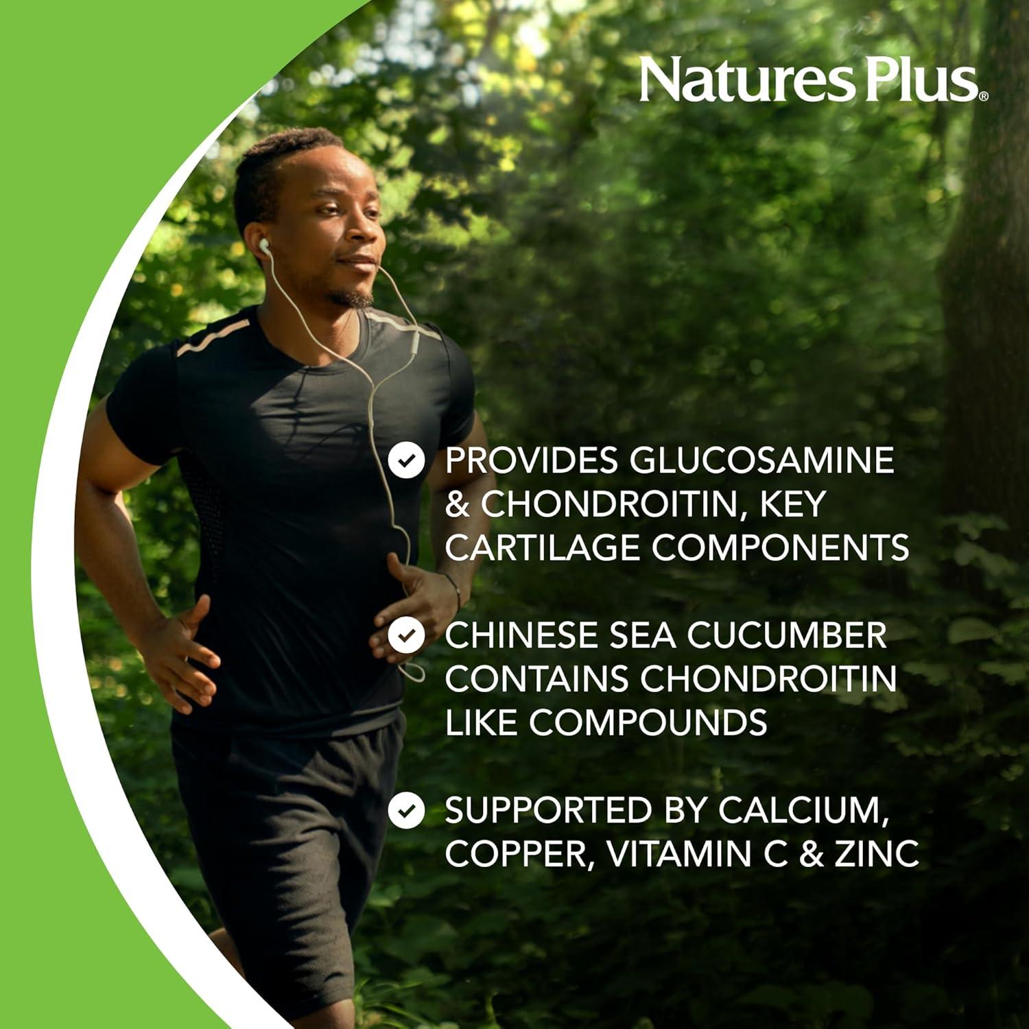 Suplemento Natures Plus Glucosamina 300 mg 90 Tabletas Sin Gluten