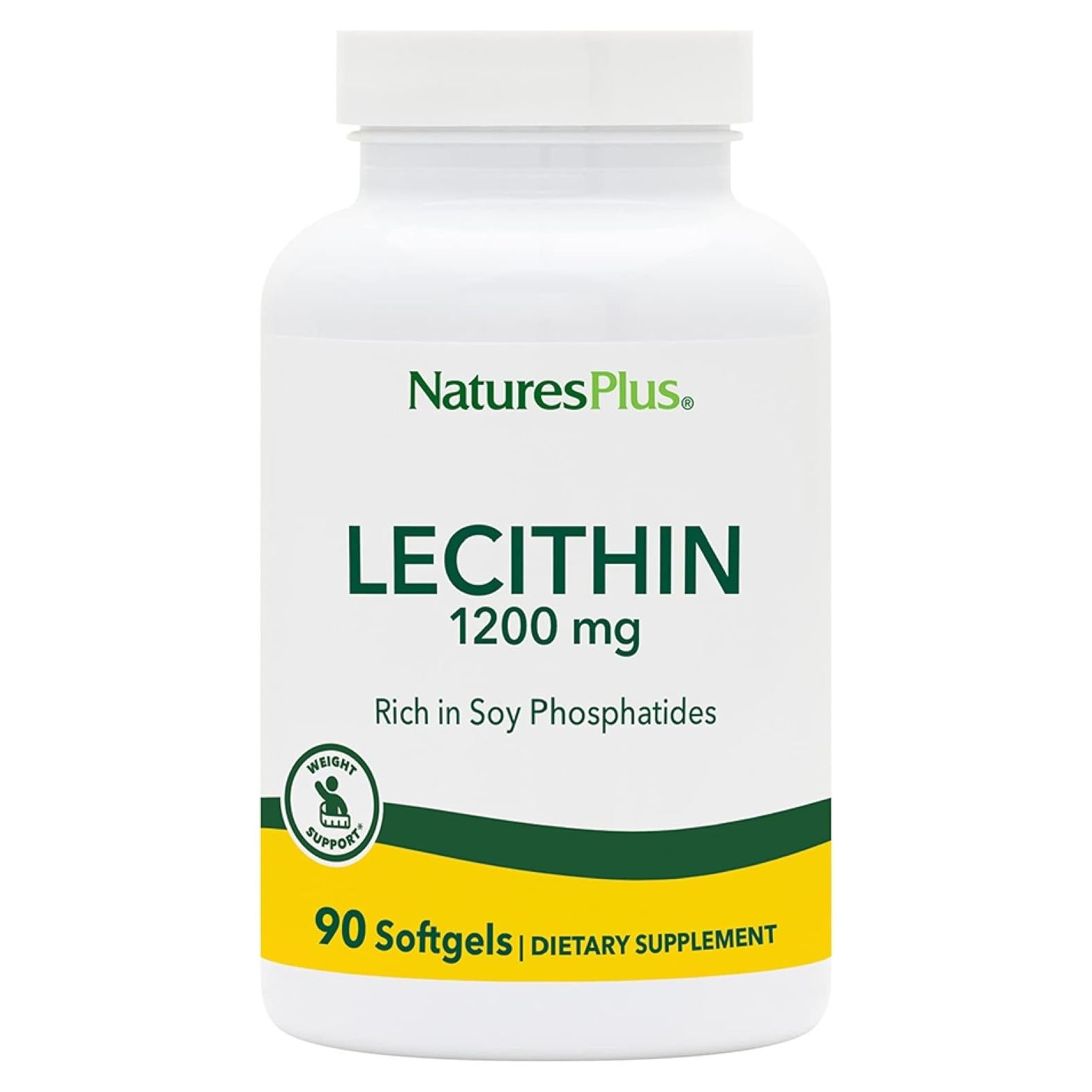 Lecitina de Soja NaturesPlus 1200 mg 90 Gelatinas Blandas