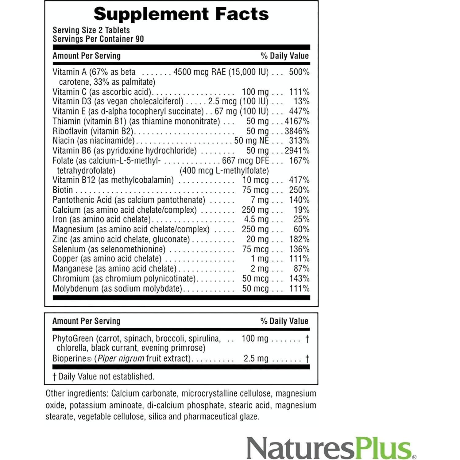 Multivitamina NaturesPlus Poder Adolescente 180 Tabletas