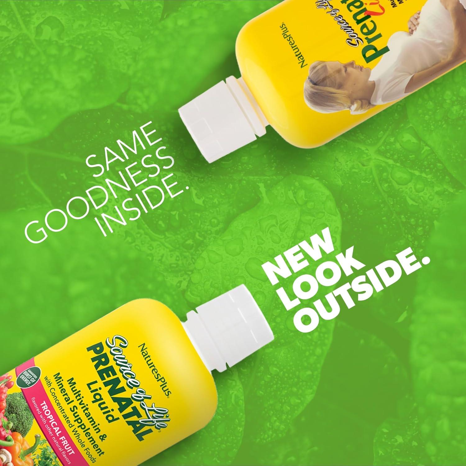 Natures Plus Fuente de Vida Prenatal Líquido 887 ml - Multivitamínico