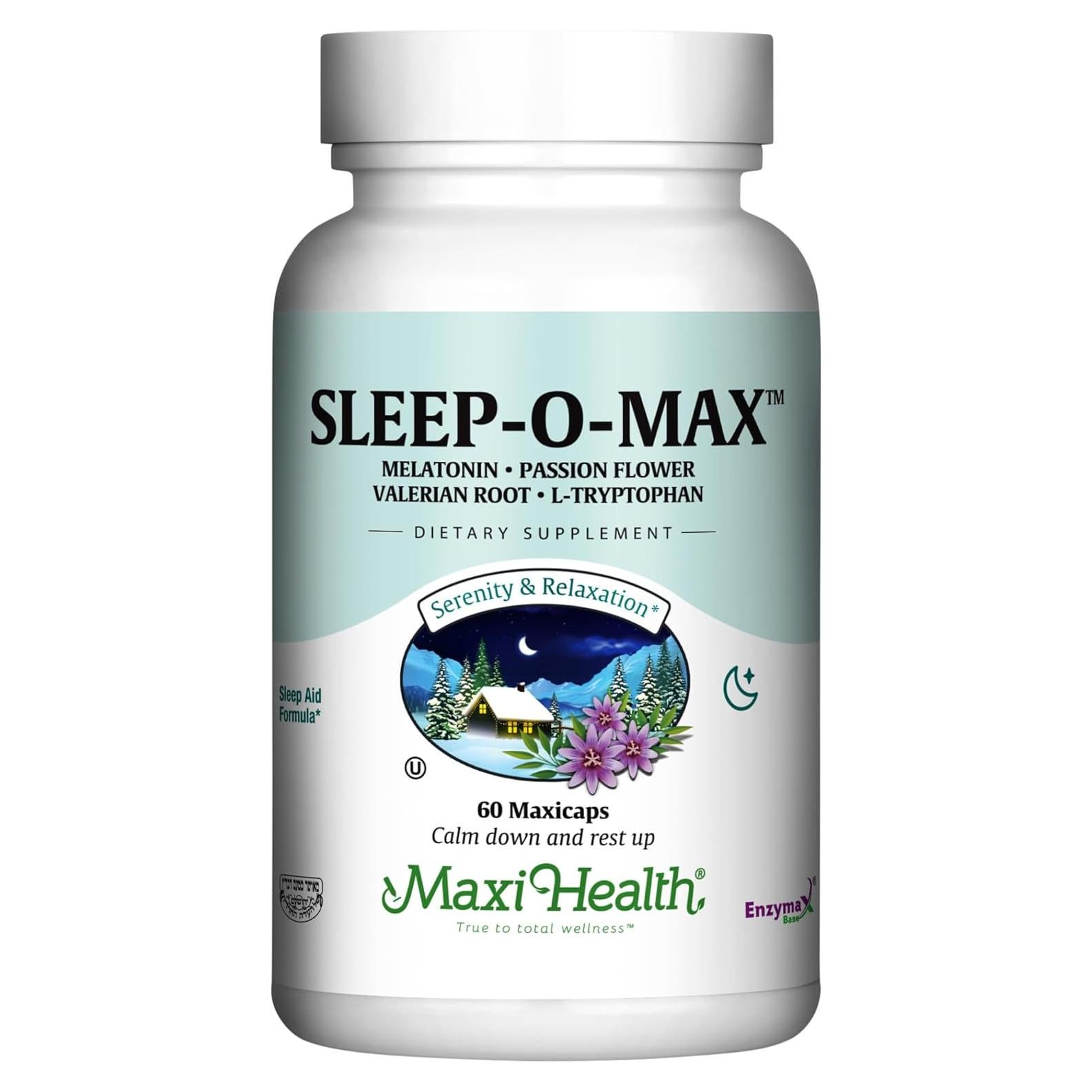 Suplemento Natural para Dormir Maxi Health Sleep-O-Max 68g