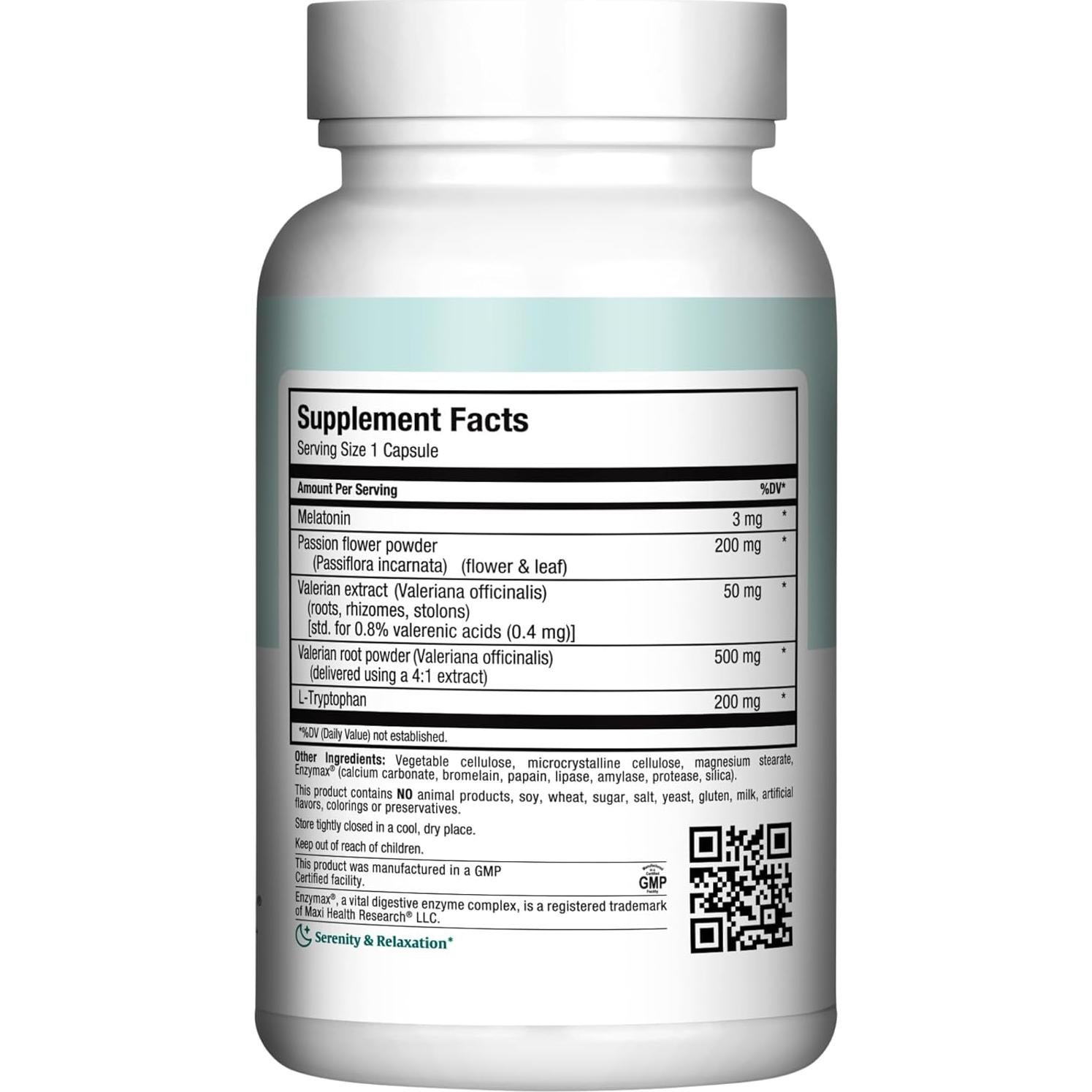 Suplemento Natural para Dormir Maxi Health Sleep-O-Max 68g