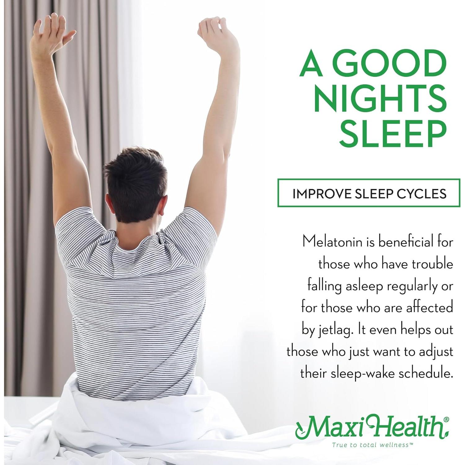 Suplemento Natural para Dormir Maxi Health Sleep-O-Max 68g