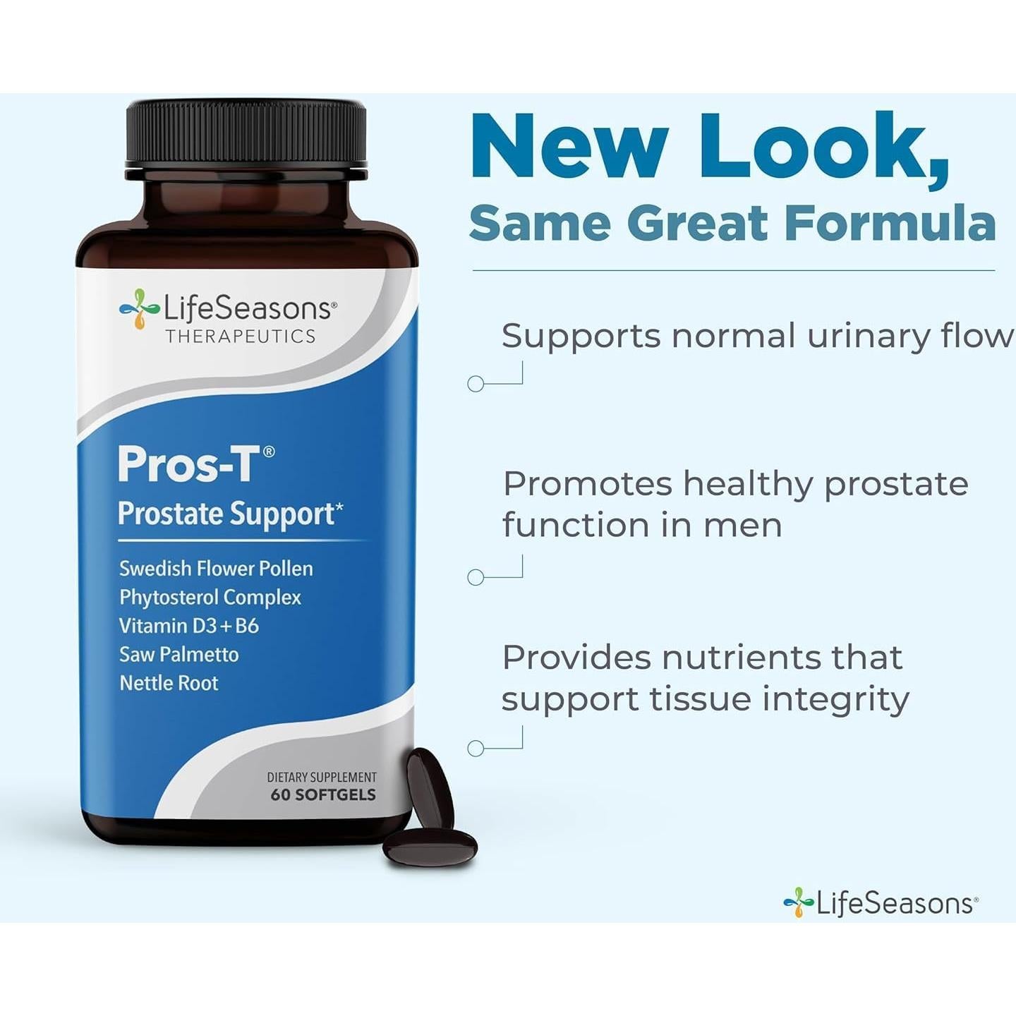 Pros-T Suplemento para Próstata LifeSeasons 60 Gelatinas Blandas