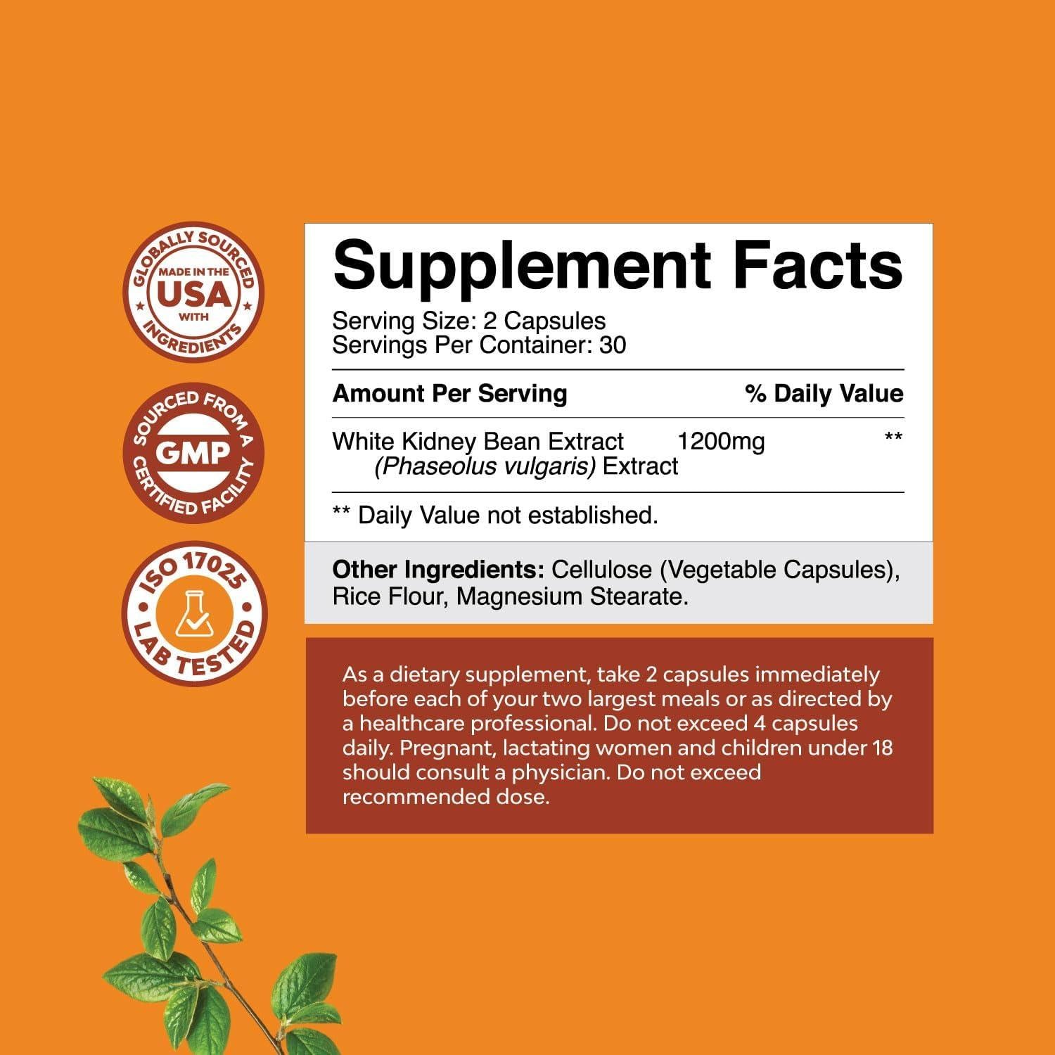 Suplemento Pre Entrenamiento Natures Craft Frijol Blanco 79g