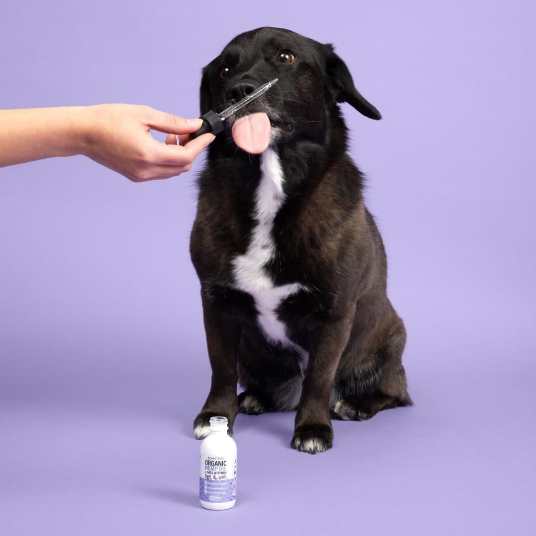 Gotas de Melatonina y Aceite de Cáñamo Zoomi Pets 59ml