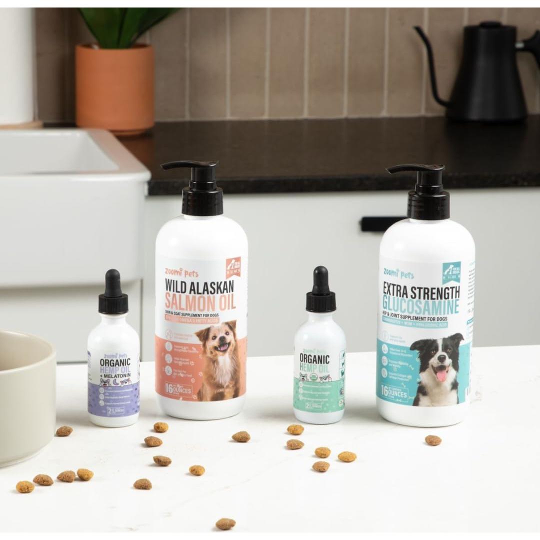 Gotas de Melatonina y Aceite de Cáñamo Zoomi Pets 59ml