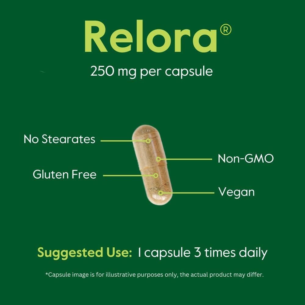 Suplemento Relora Bestvite 250mg 120 Cápsulas Veganas