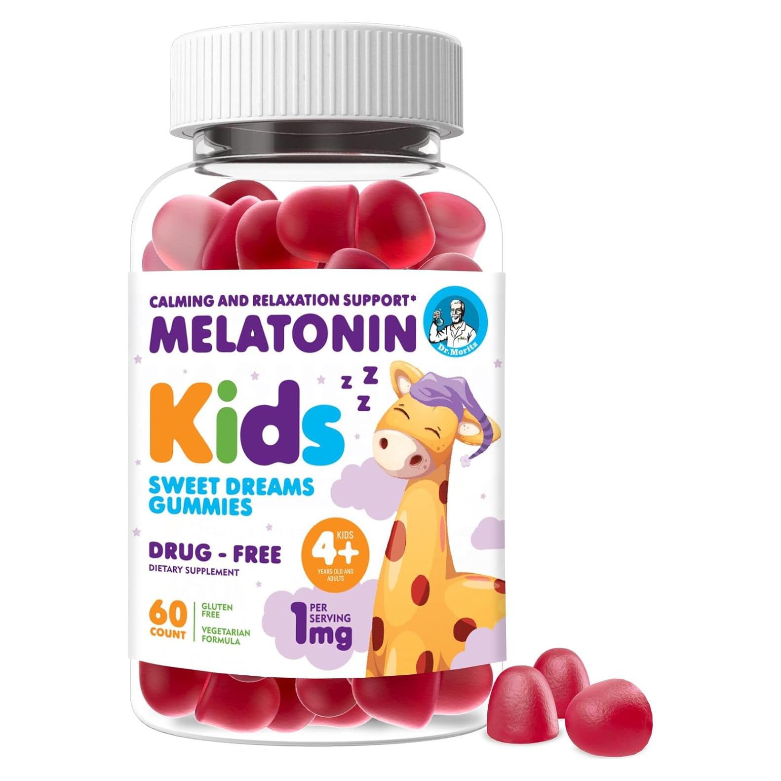 Gominolas de Melatonina Dr. Moritz 60 Unidades Sabor Baya