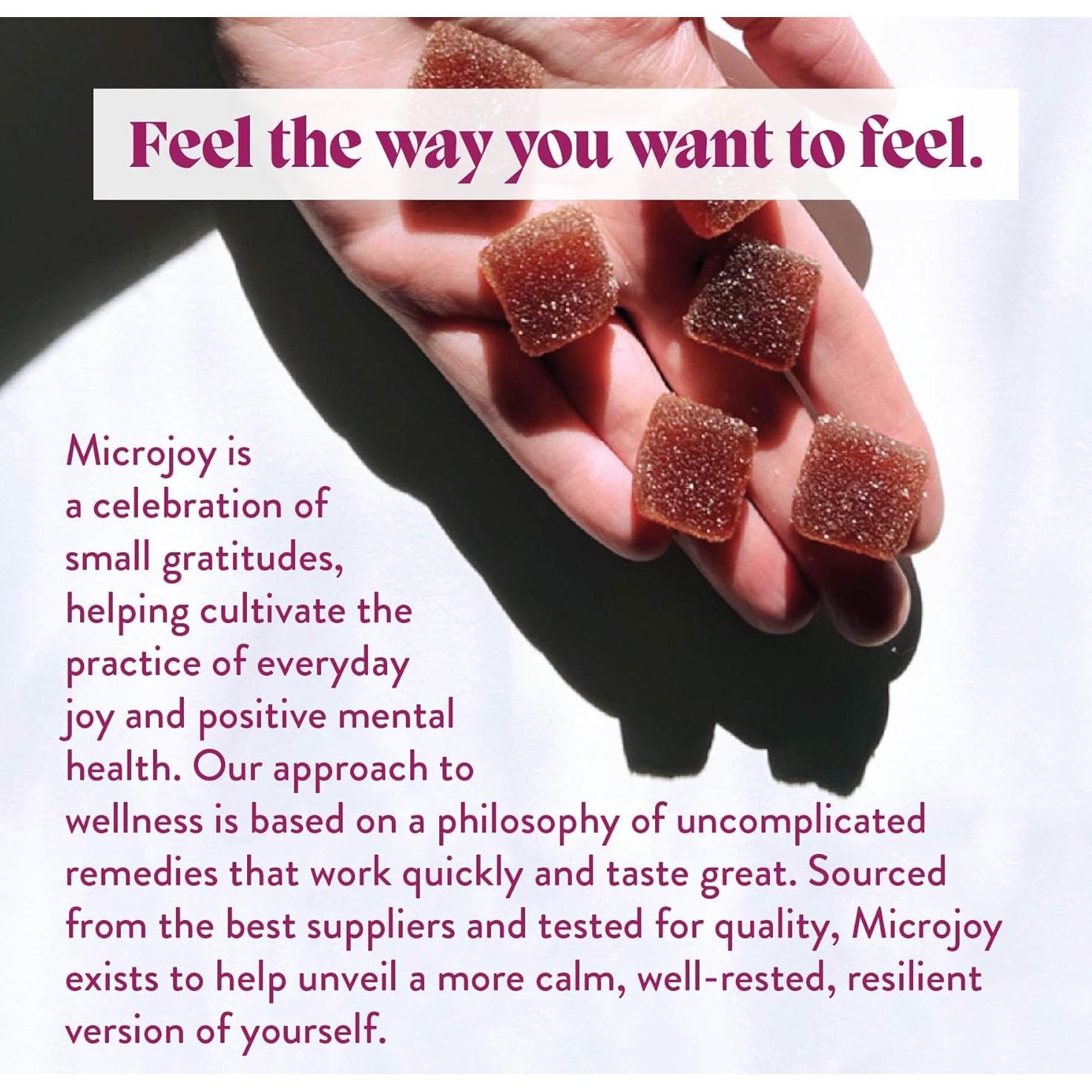 Gomitas Microjoy Veganas 30 Porciones Sabor Limón - Enfoque y Memoria