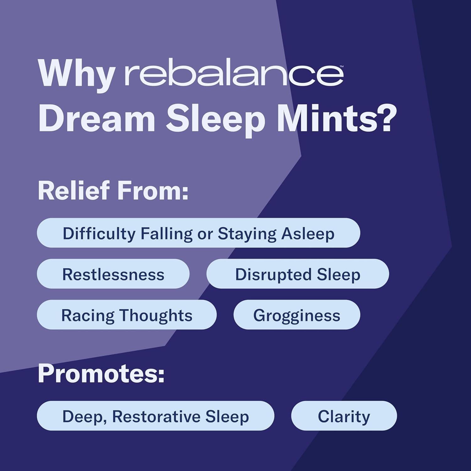 Mentas para Dormir ReBalance - 31 Pastillas de Melatonina