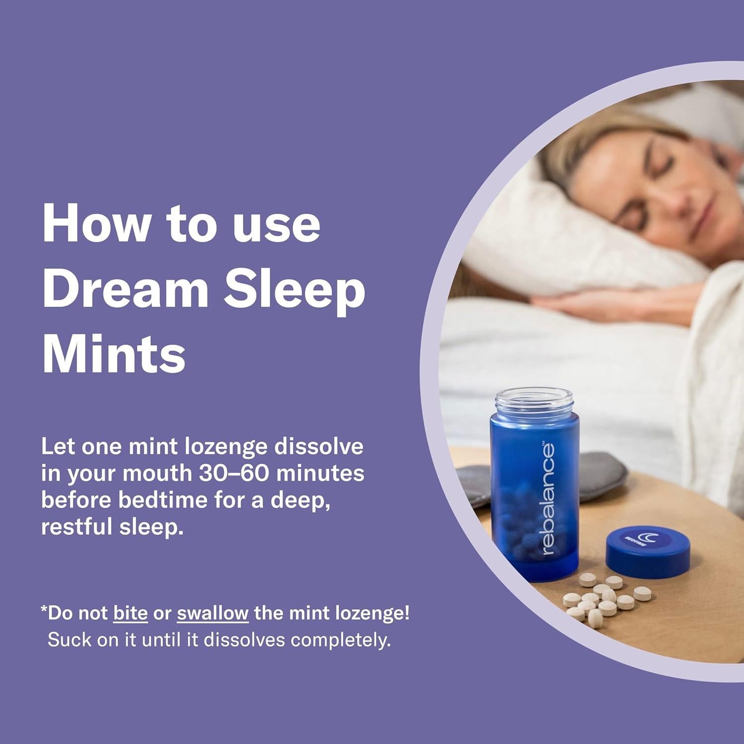 Mentas para Dormir ReBalance - 31 Pastillas de Melatonina