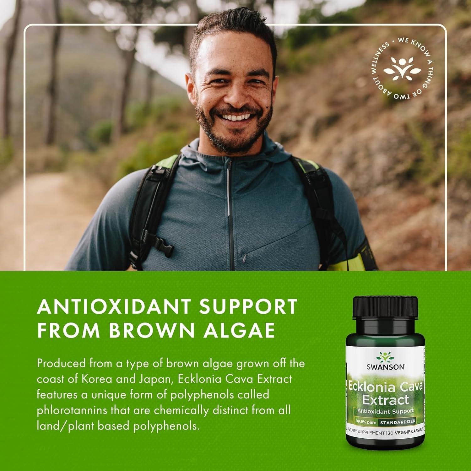 Extracto de Ecklonia Cava Swanson 53 mg 30 Cápsulas Veganas