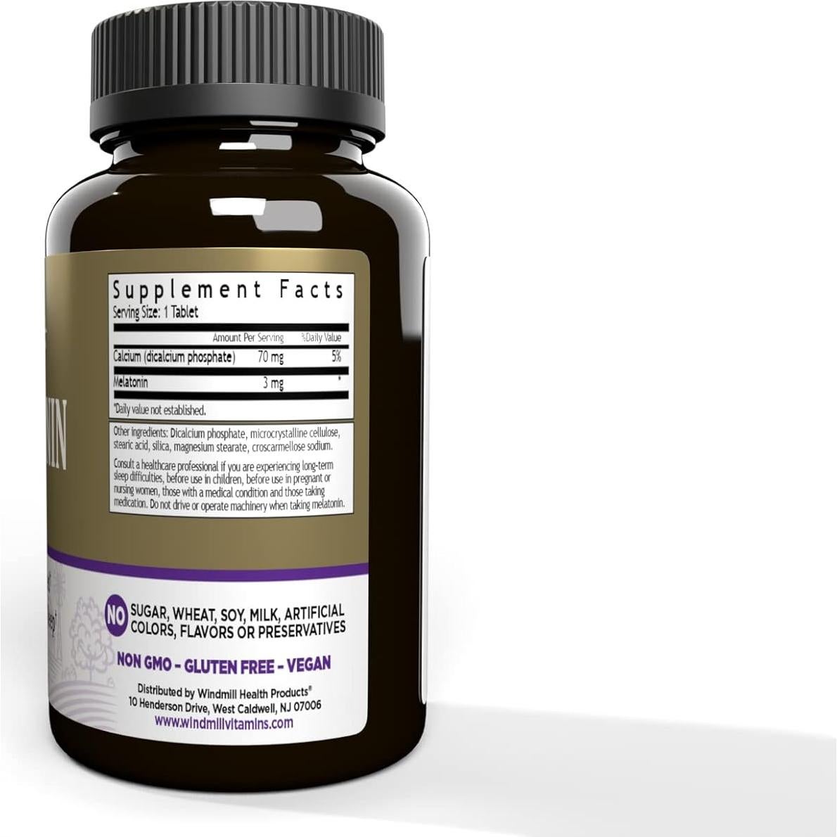 Melatonina 3 mg Tabletas Molino - 100 Unidades