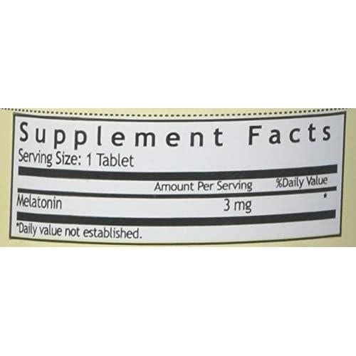 Melatonina 3 mg Tabletas Molino - 100 Unidades