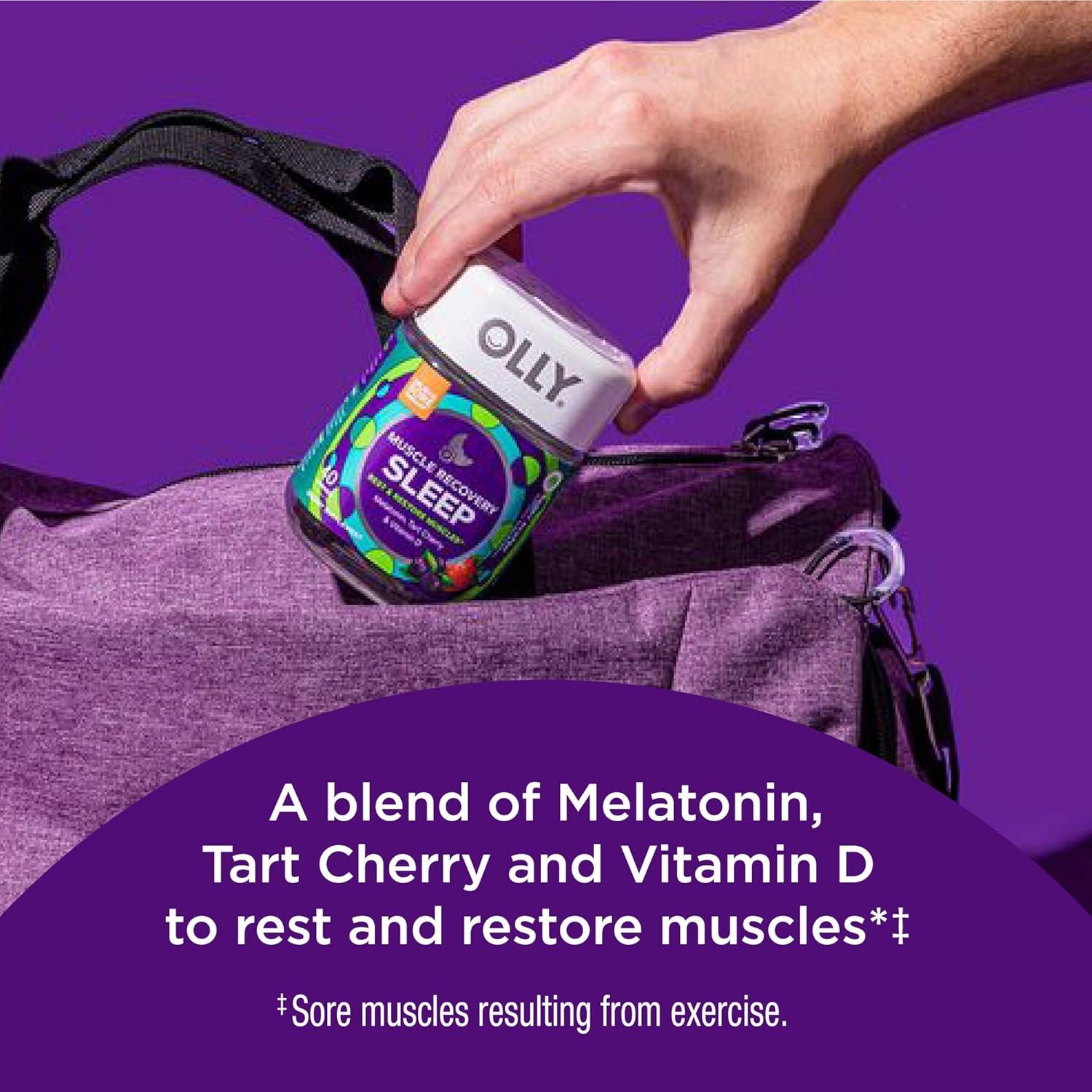 Gomitas para dormir OLLY 40u adultos y 50u niños melatonina