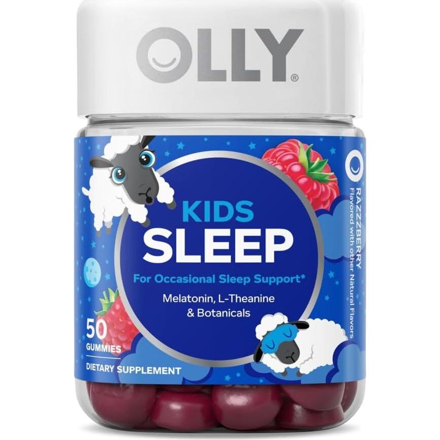 Gomitas para dormir OLLY 40u adultos y 50u niños melatonina