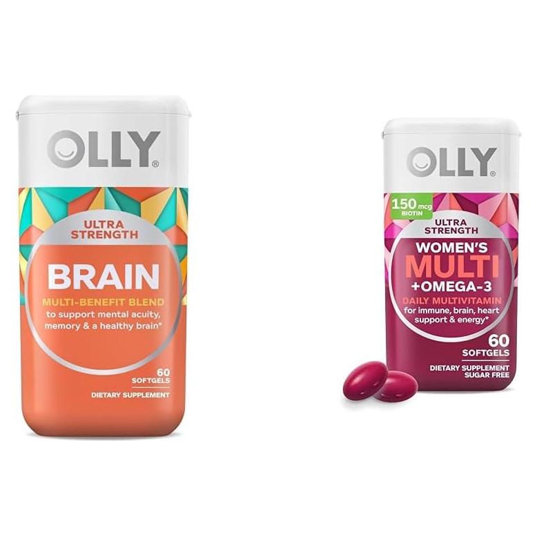 OLLY Ultra Fuerza Cerebral Softgels 60 Unidades - Nootrópico