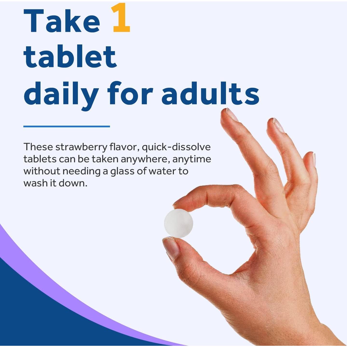 Melatonina 10 mg Recetas del Doctor 120 Tabletas Sabor Fresa