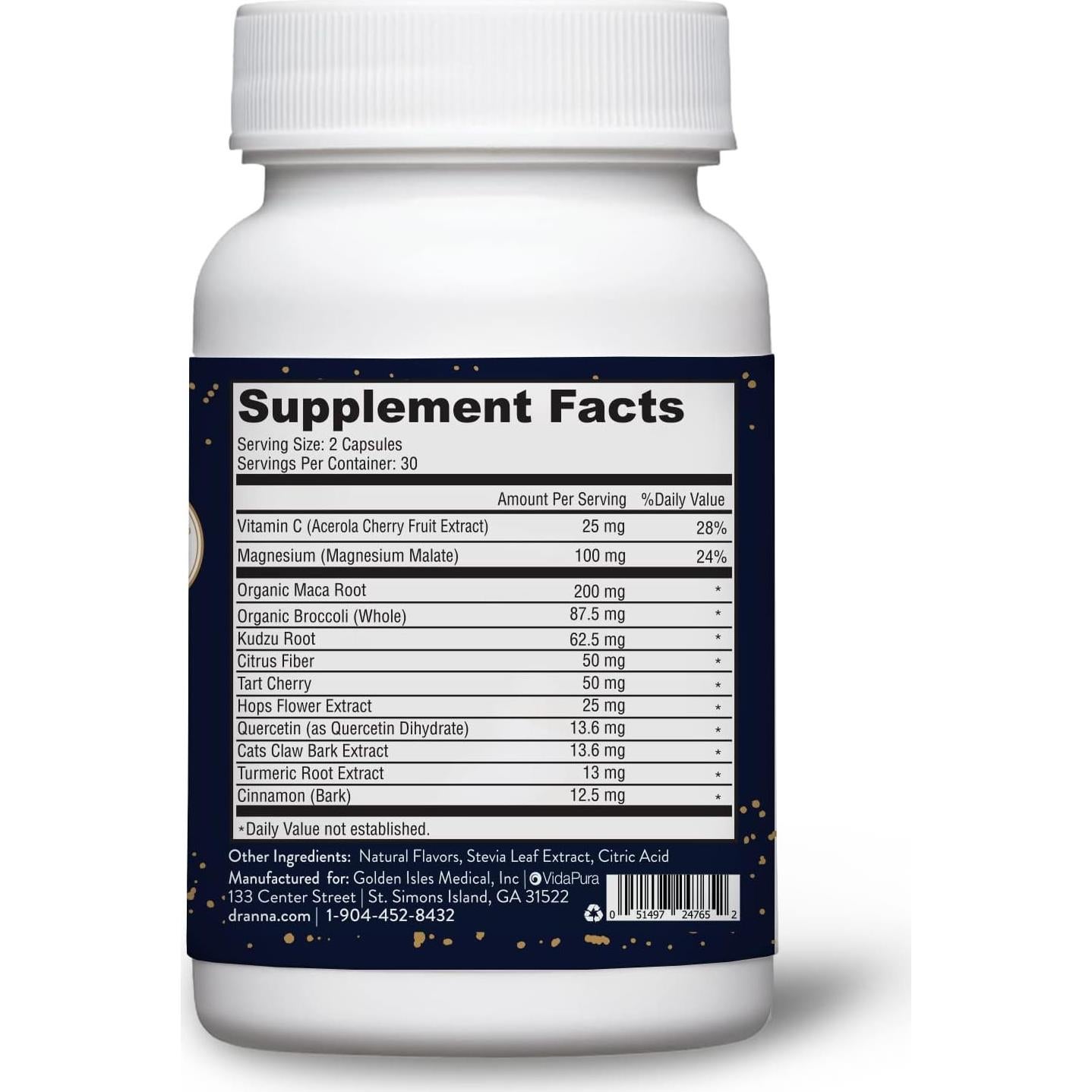 Suplemento Herbal para Sueño VIDAPURA Nite-Zzz - 60 Cápsulas