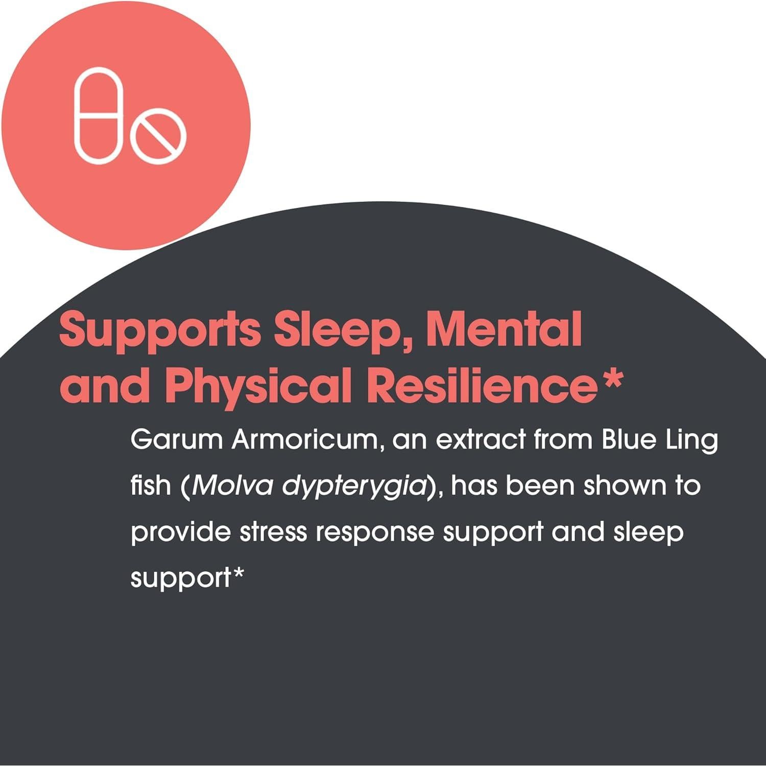 Allergy Research Group Stabillium 200 - Natural Sleep Aid for Adults Without Melatonin, Nighttime Calm Support Supplement to Relax, Deep Restful Sleep Support - 30 Capsules (Pack of 1)