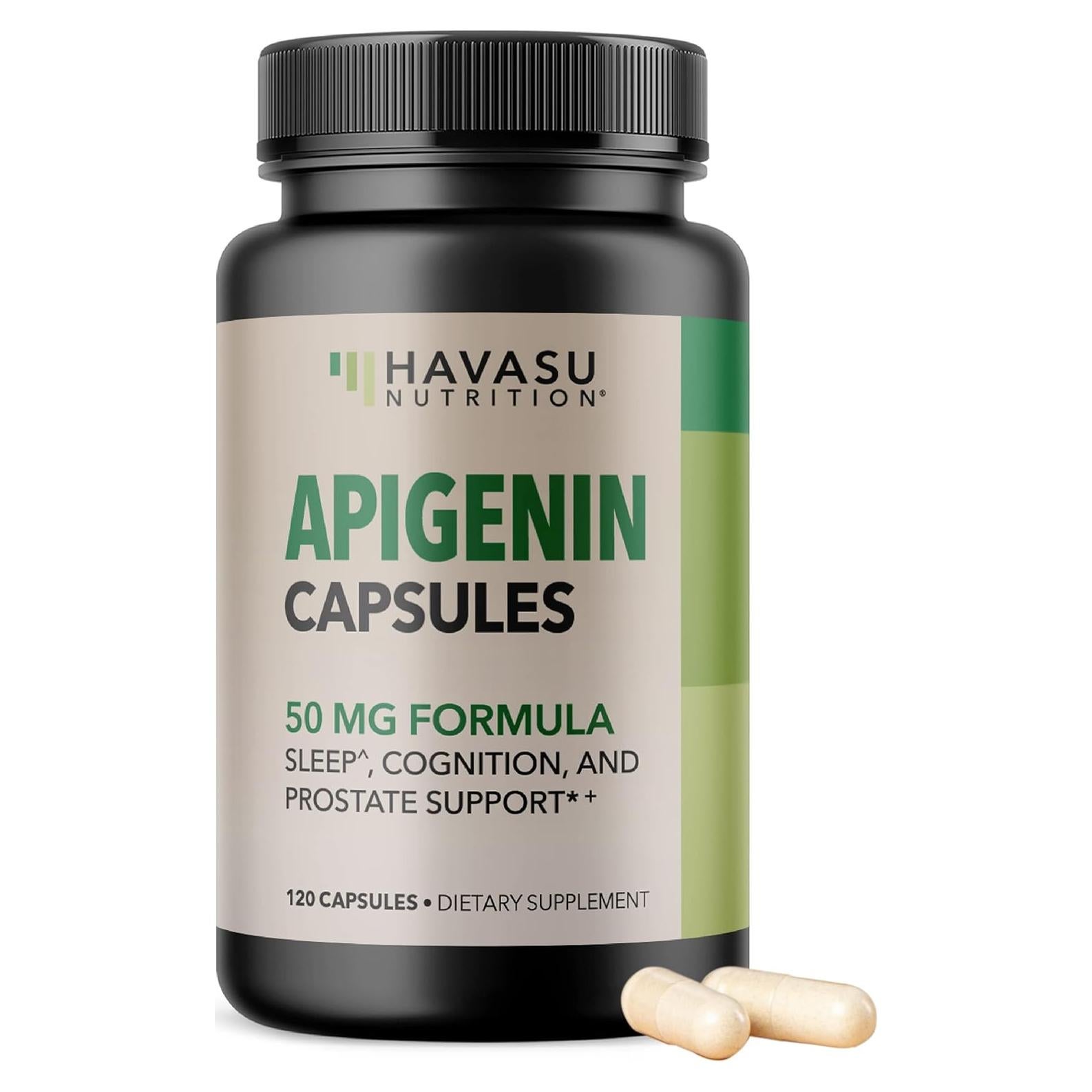 Cápsulas de Apigenina 50mg Havasu Nutrition - 120 Veganas