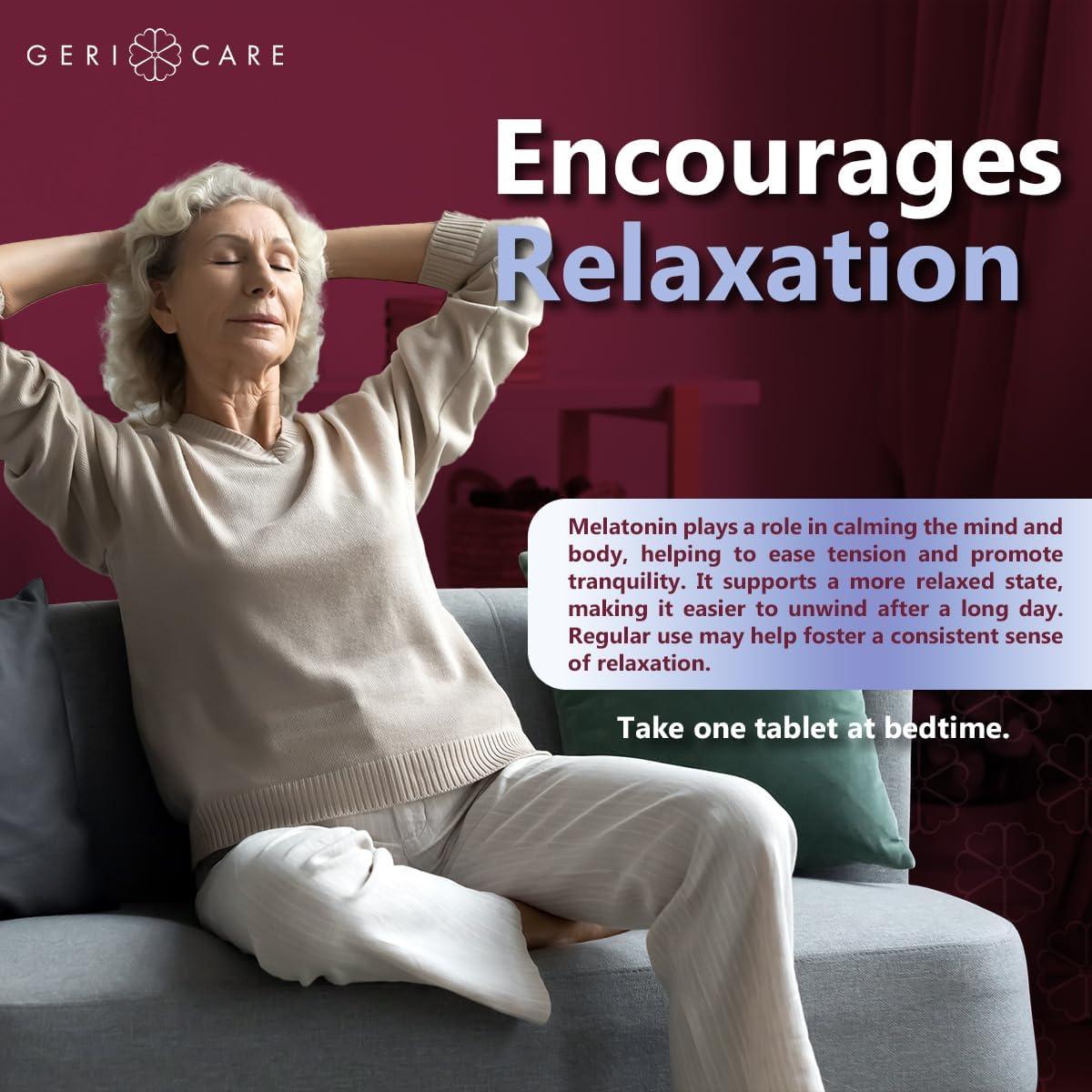 Tabletas de Melatonina GeriCare 5mg - 30 Tabletas para Sueño