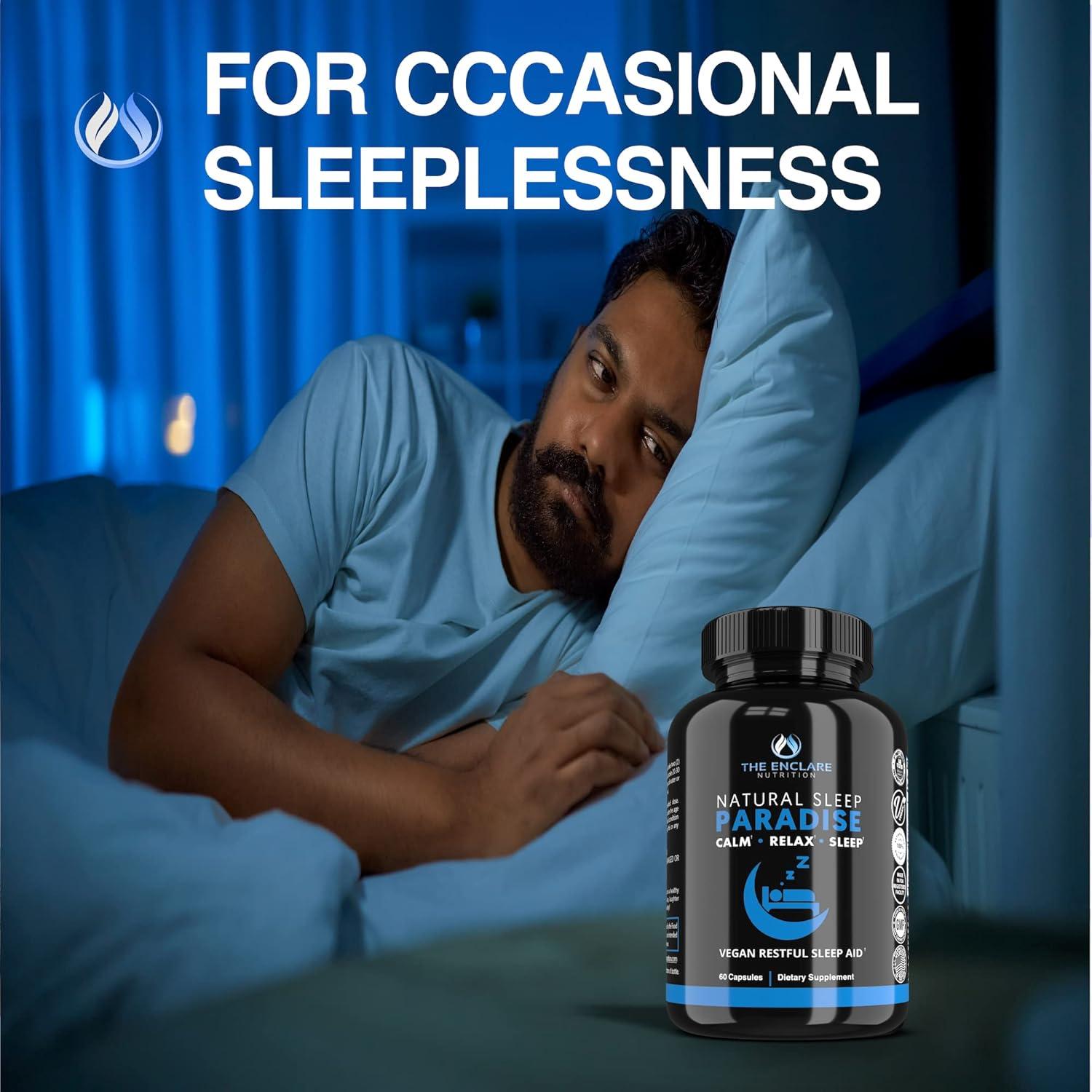 Suplemento Natural para Dormir Enclare 10mg Melatonina 60ct