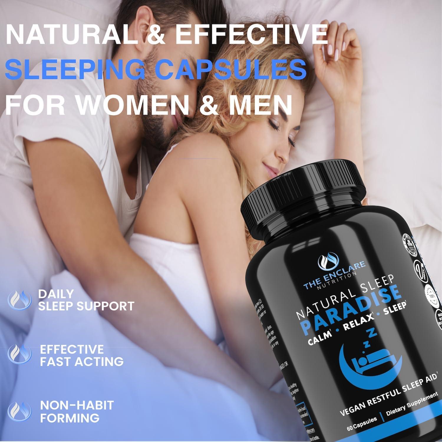 Suplemento Natural para Dormir Enclare 10mg Melatonina 60ct