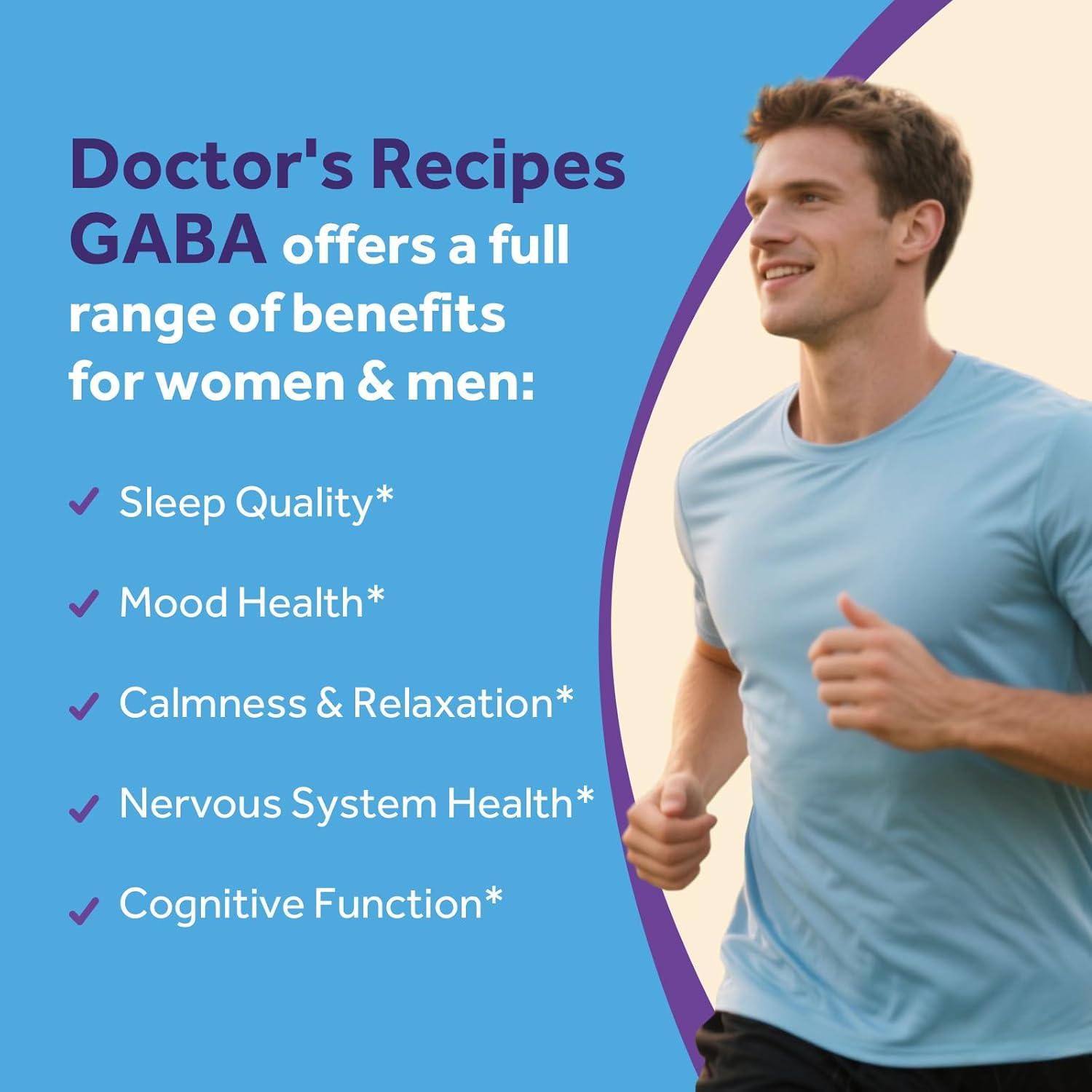 Suplemento GABA 500mg con Magnesio y L-Teanina Recetas del Doctor