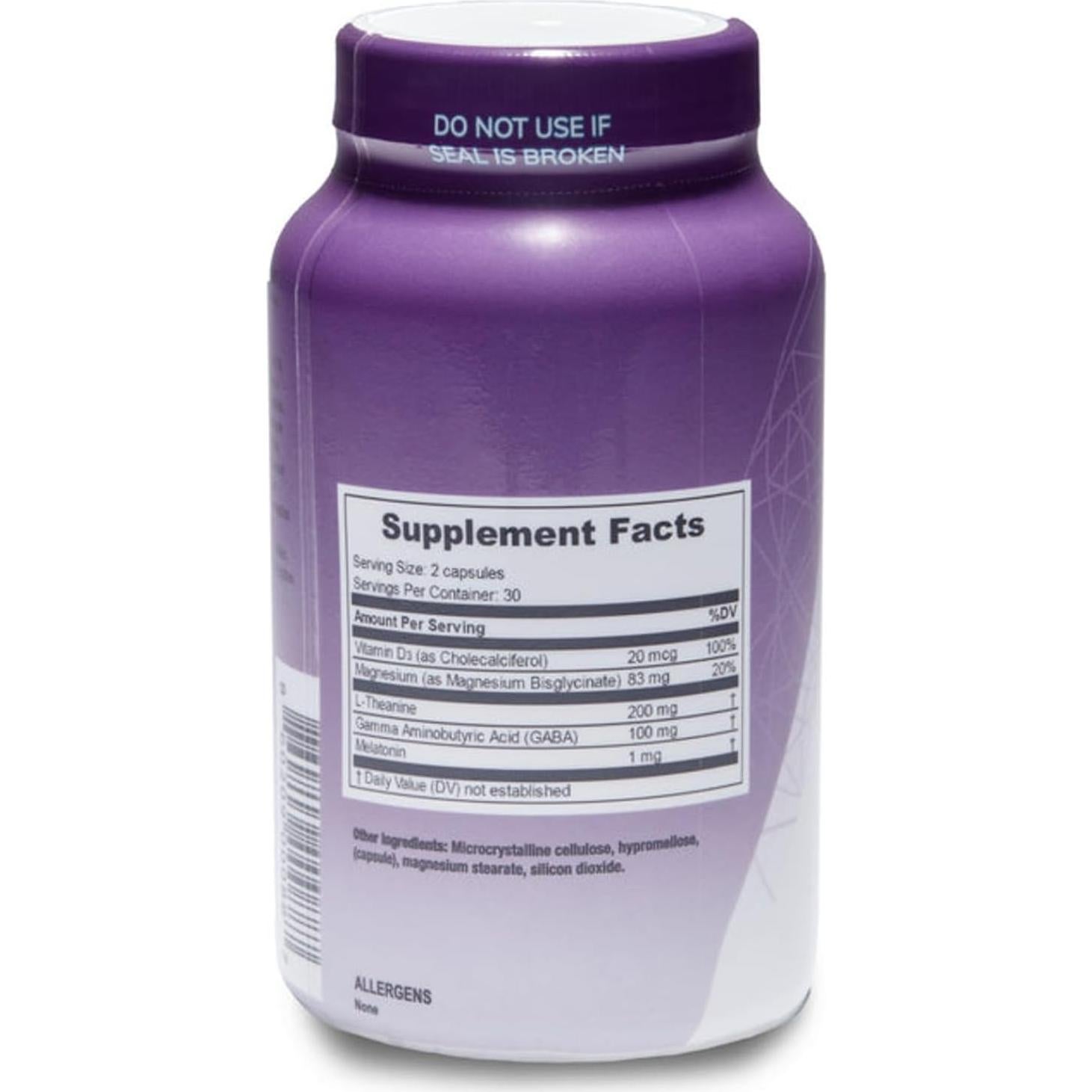 Suplemento Levium para Sueño | 60 Cápsulas con Melatonina y GABA