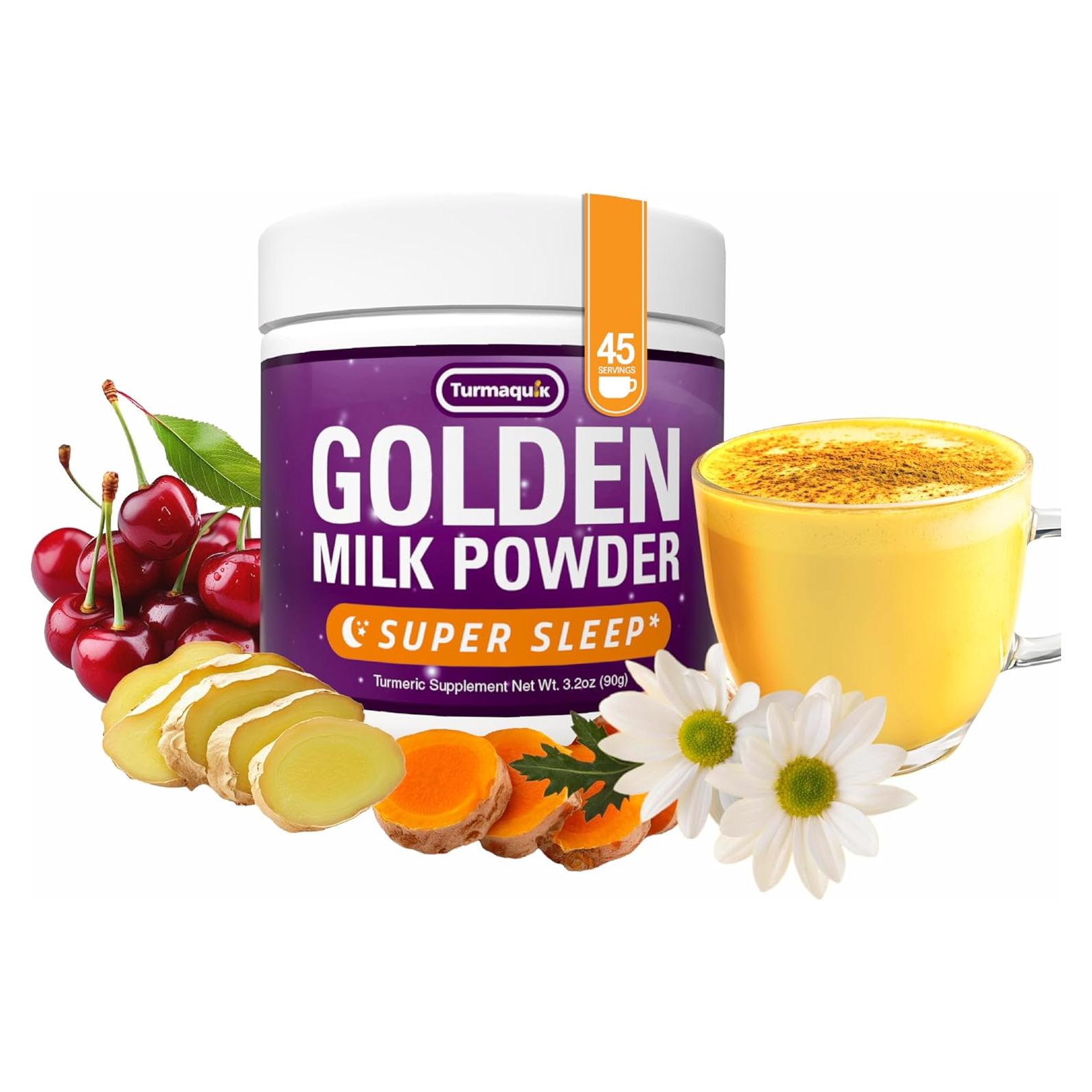 Polvo de Leche Dorada Orgánica Turmaquik 90g - Sueño Superior