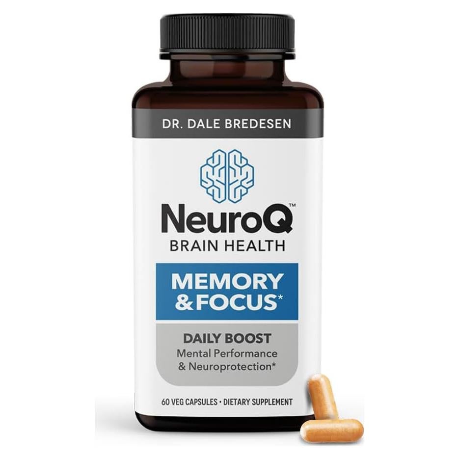 NeuroQ Memoria y Enfoque - Suplemento Cerebral 60 Cápsulas