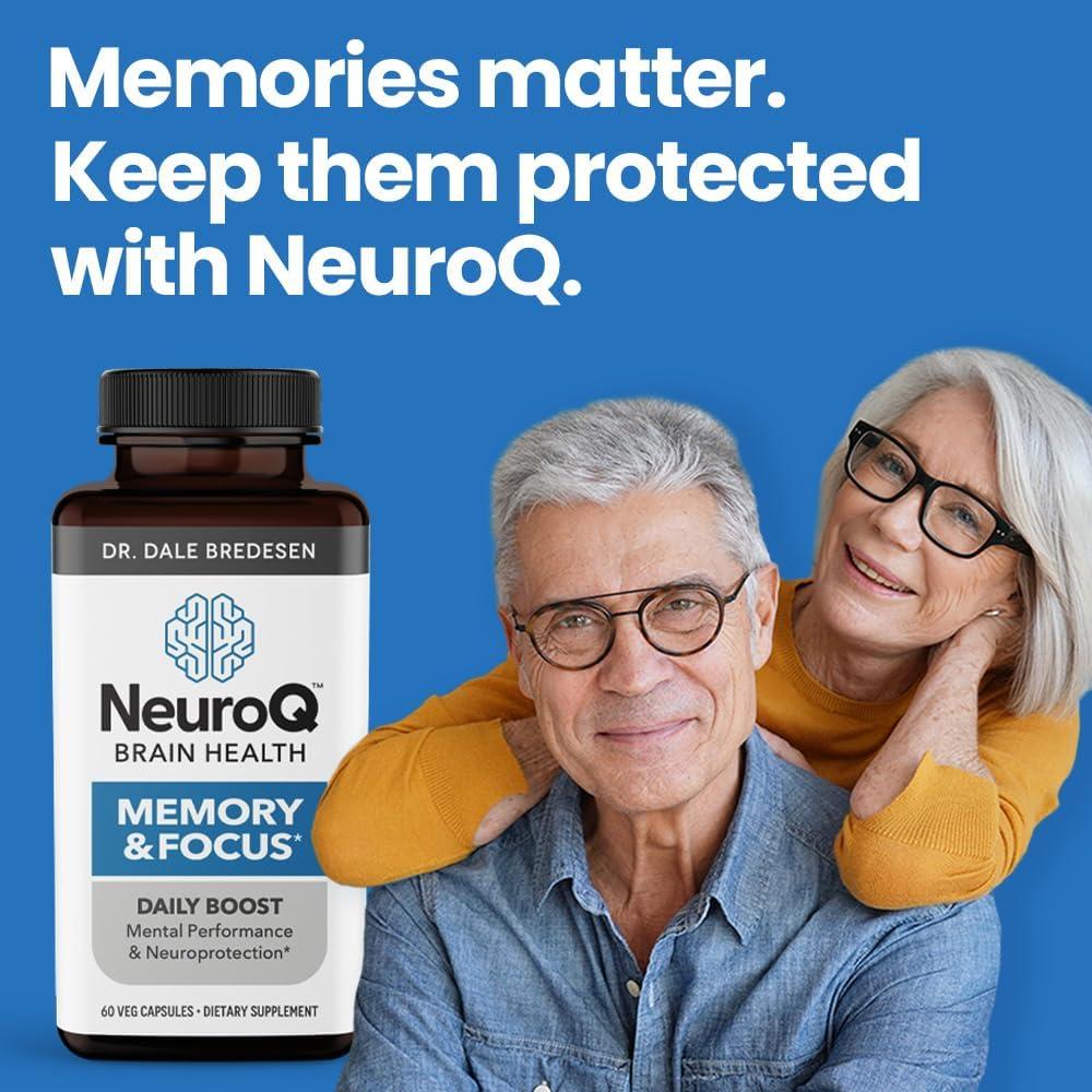 NeuroQ Memoria y Enfoque - Suplemento Cerebral 60 Cápsulas
