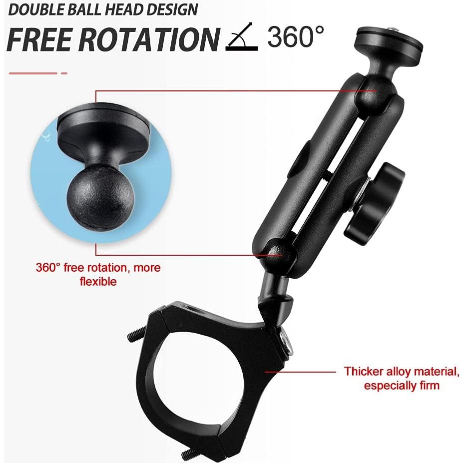 Soporte de Cámara Off Road MAIKER para UTV ATV 360° Negro