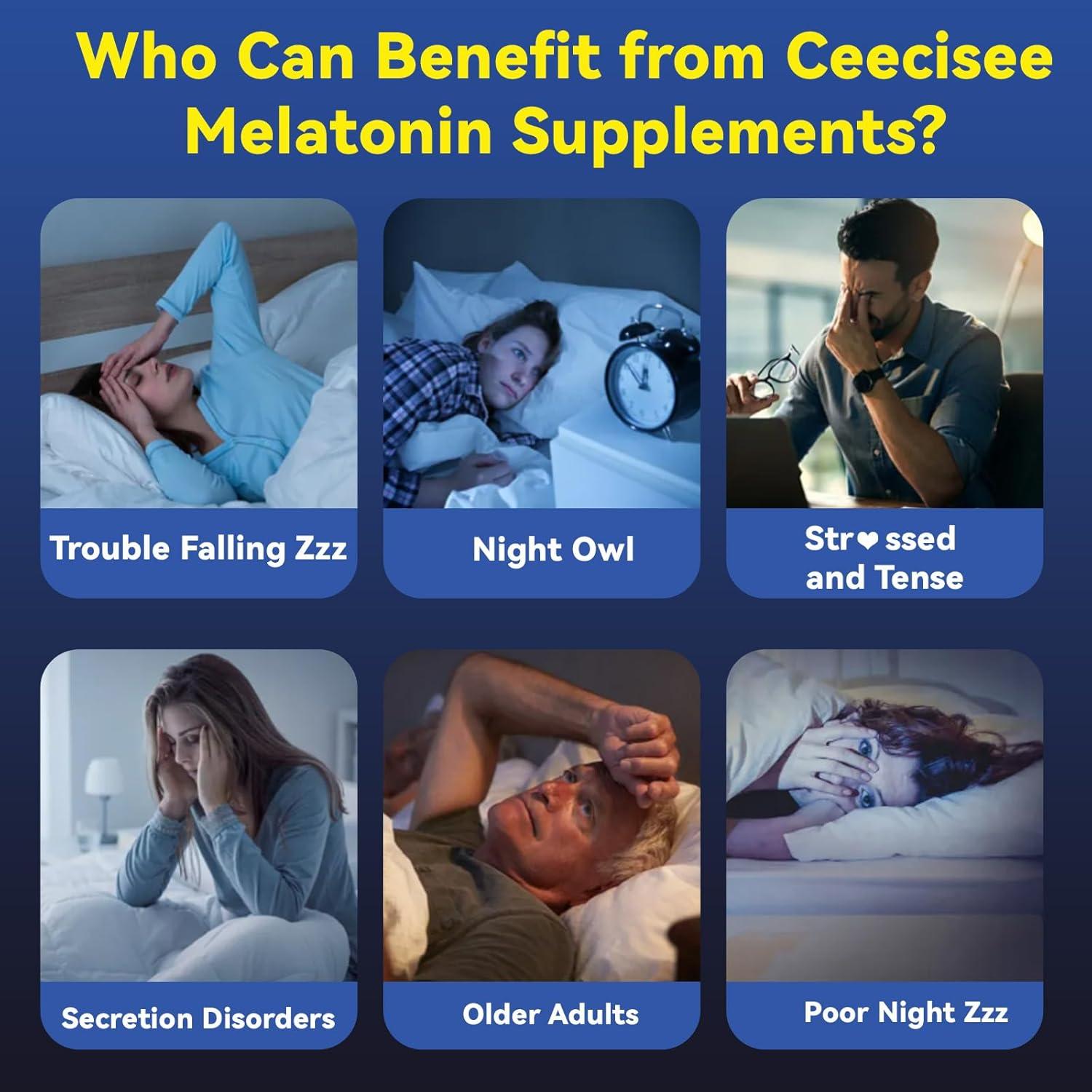 Gomitas de Melatonina 20mg Sin Azúcar Ceecisee 60 Unidades