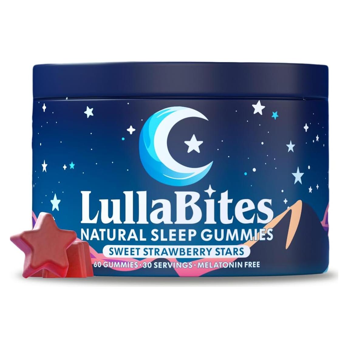 Gominolas para Dormir LullaBites - Veganas y Sin Azúcar - 60 Unidades