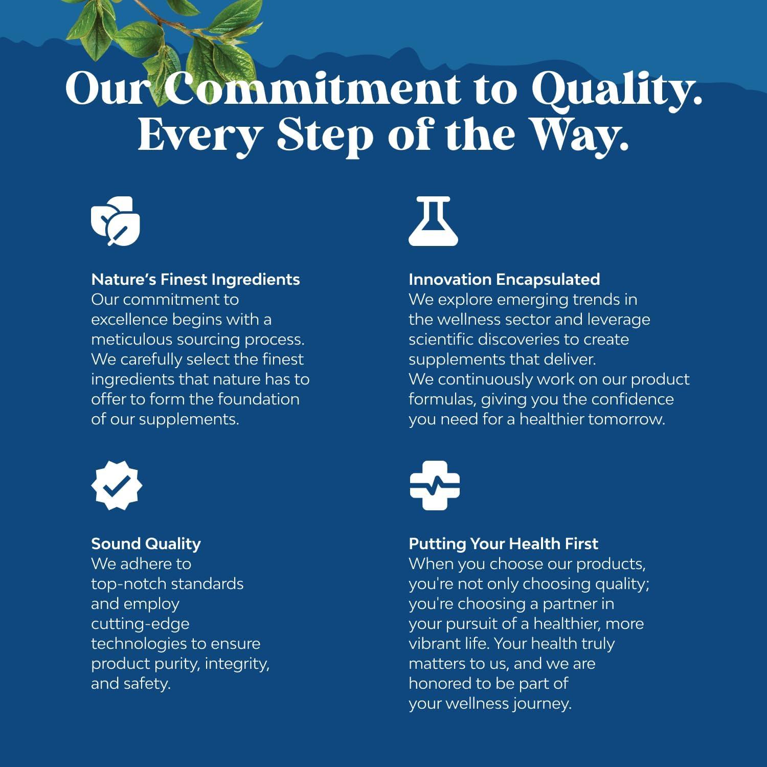 Suplemento Calmante de Adaptógenos Nature's Craft 60 Cápsulas