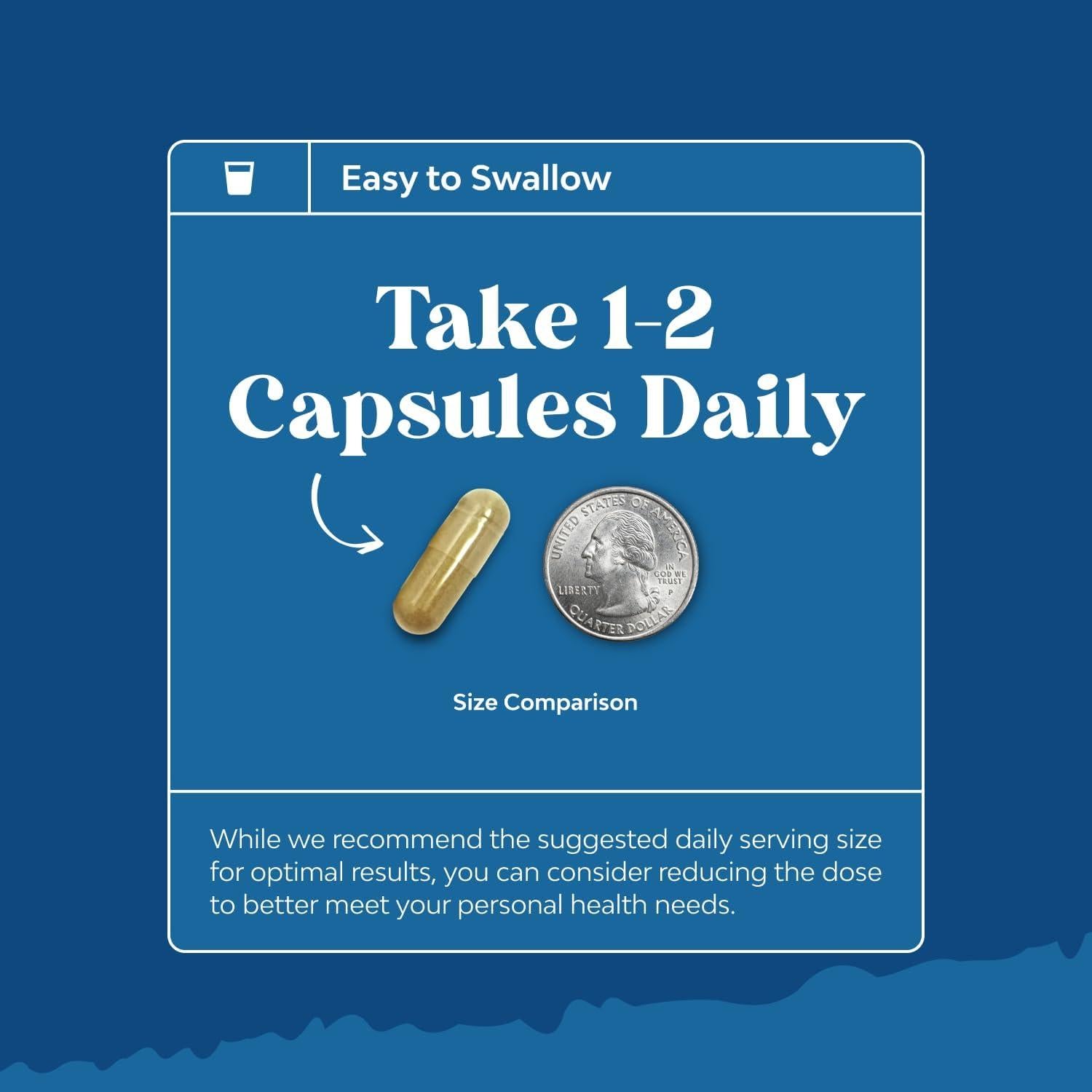 Suplemento Calmante de Adaptógenos Nature's Craft 60 Cápsulas