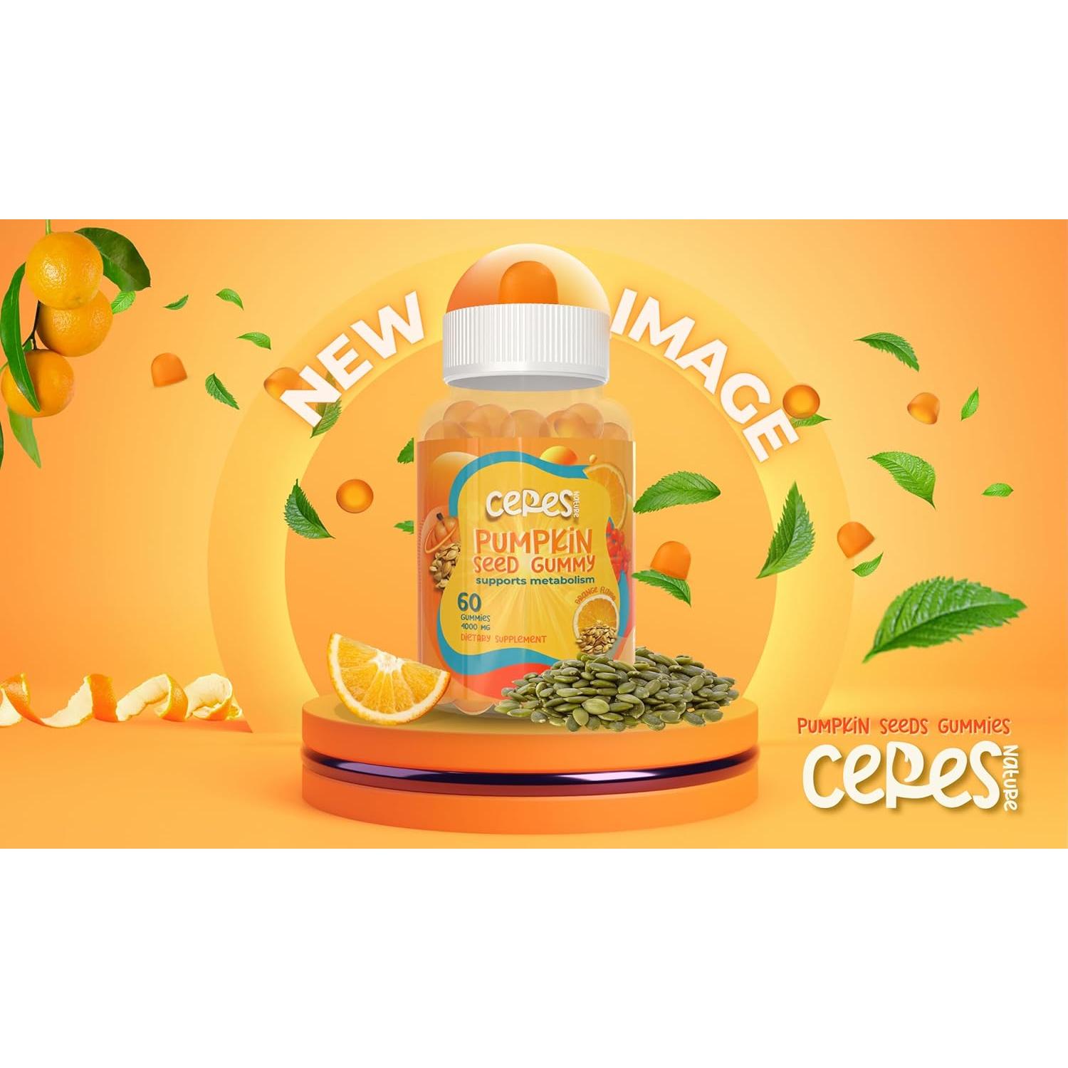 Gomitas de Aceite de Semilla de Calabaza Ceres Nature 4000 mg