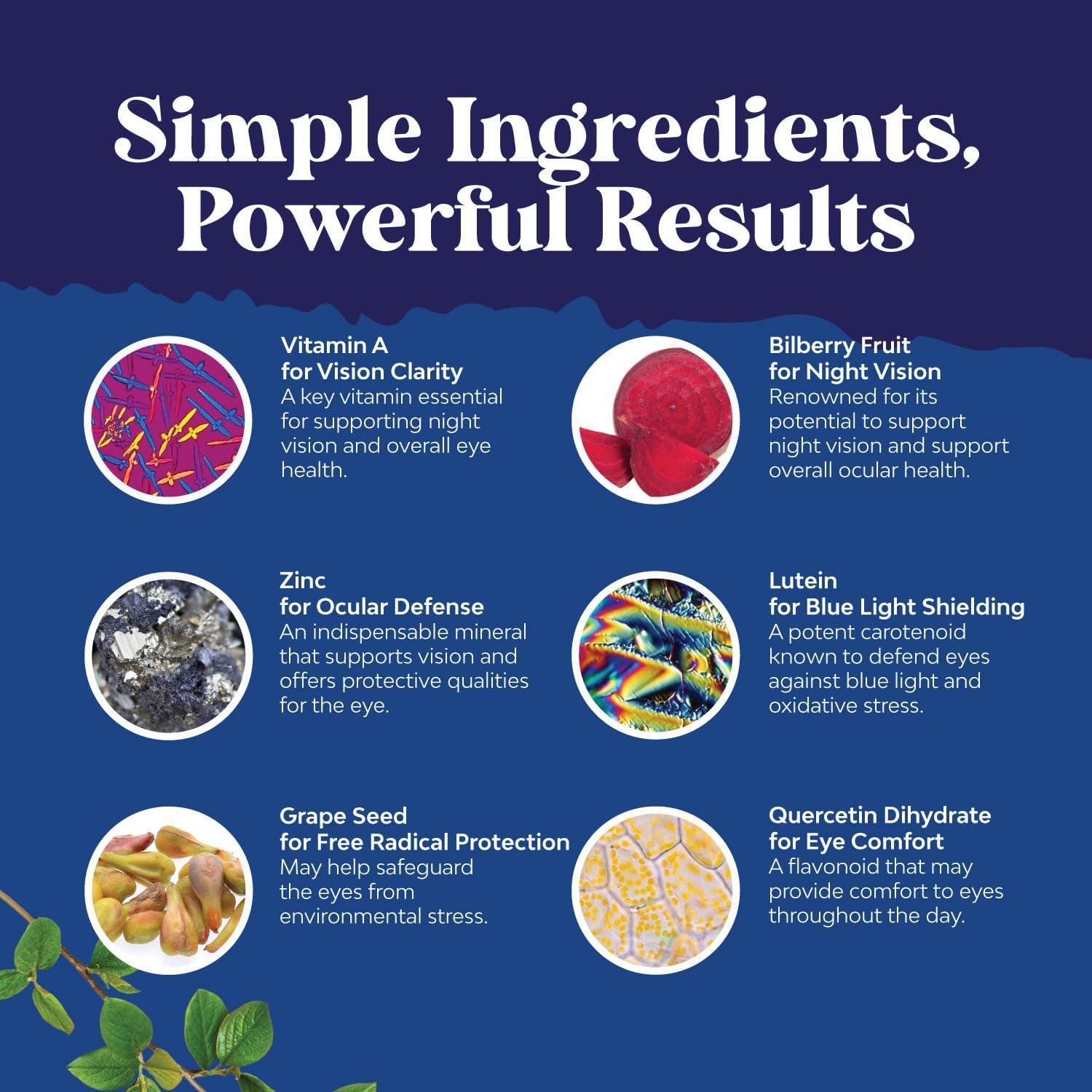 Suplemento Ocular Natures Craft 60 Gomitas Luteína 20mg