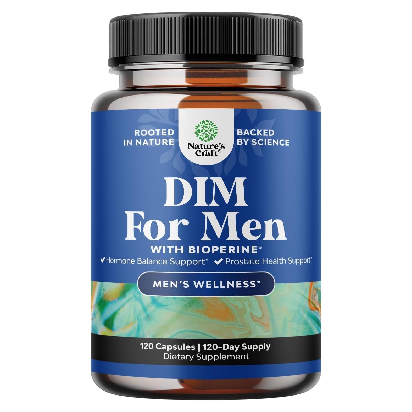 Suplemento DIM para Hombres Natures Craft - 120 Cápsulas