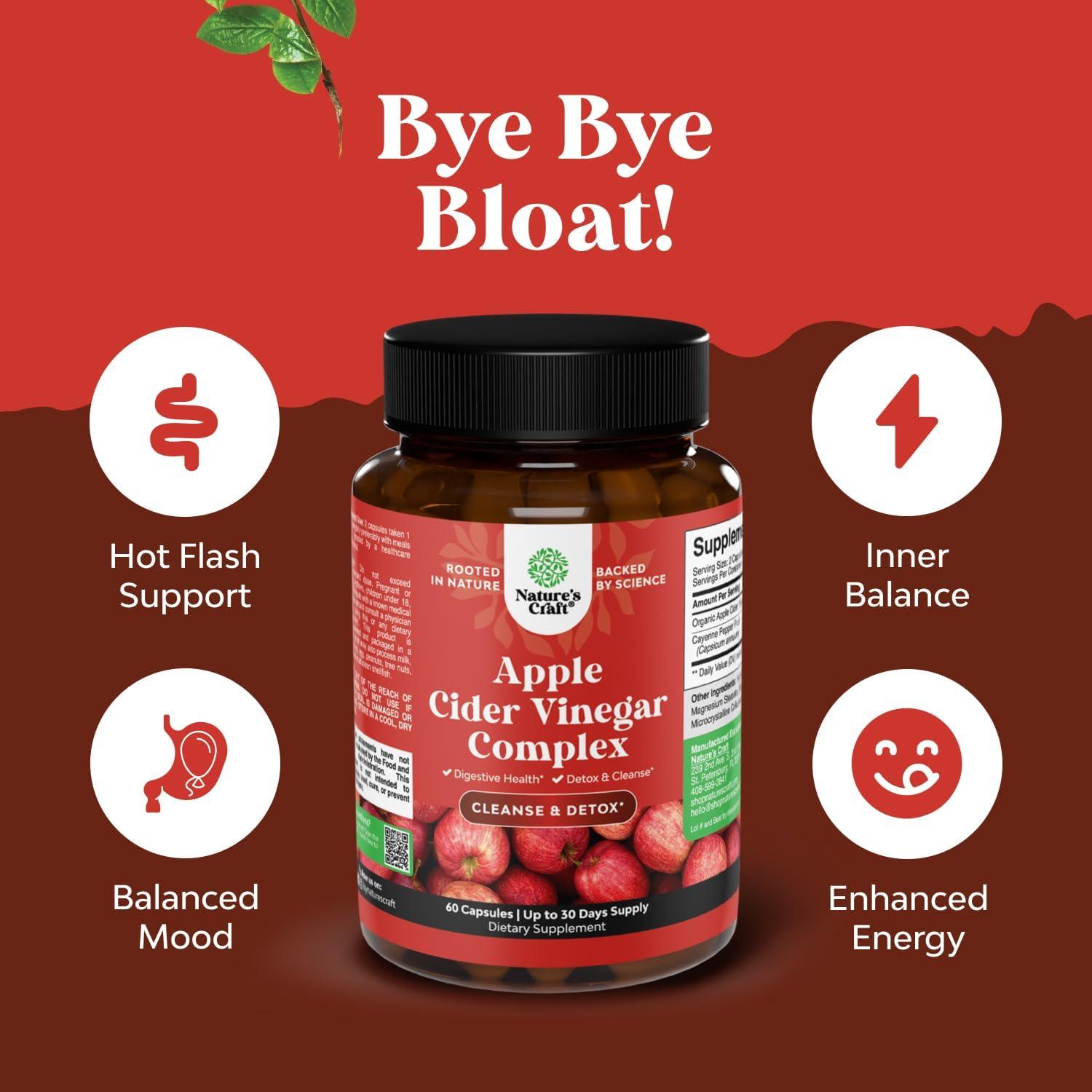 Cápsulas de Vinagre de Sidra de Manzana Bio Sense 1000mg