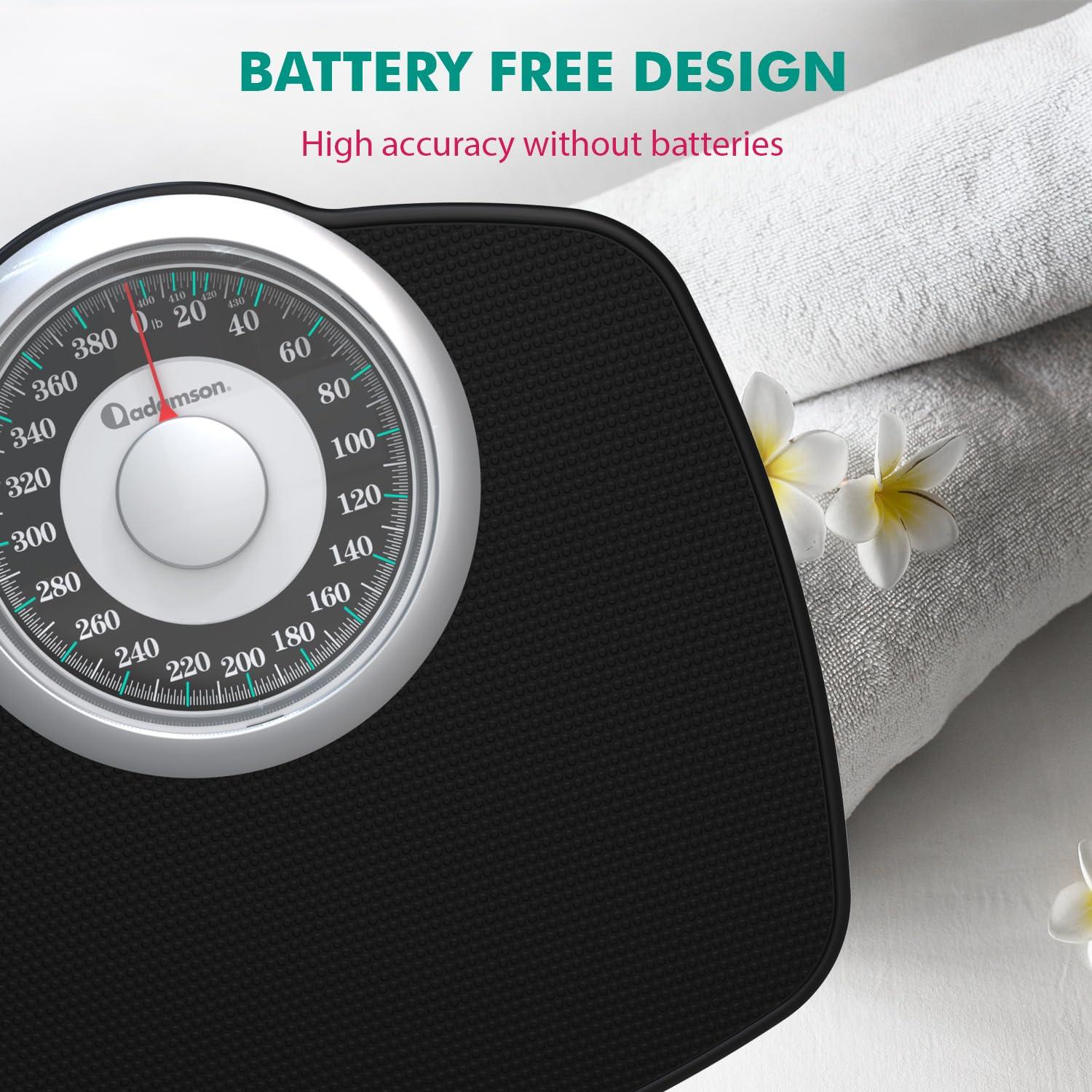 Báscula Analógica Adamson A25 - Hasta 181.44 kg - Dial 5.3"