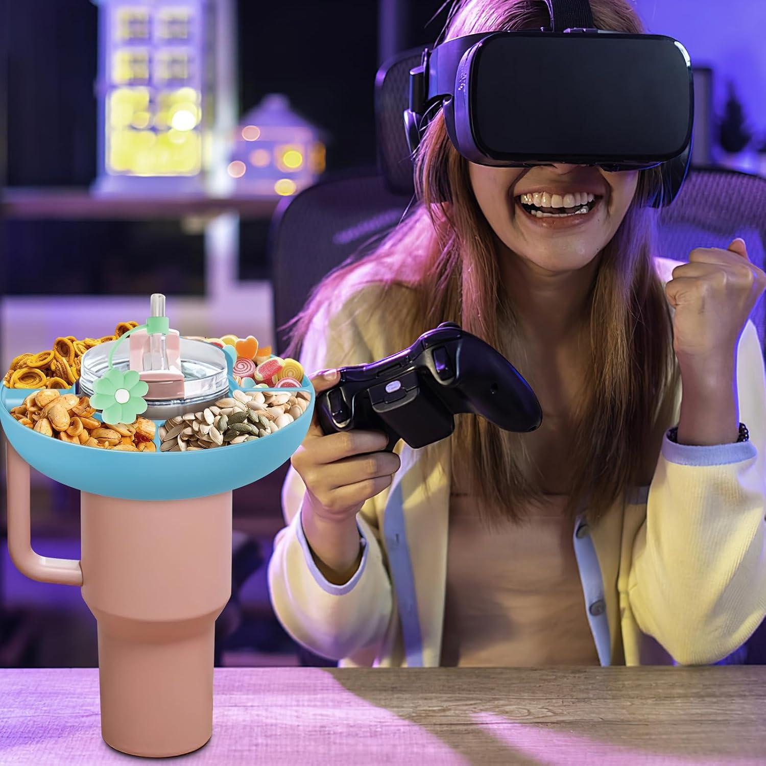 Tazón de Snack Insefocc 30 oz Azul para Taza Stanley